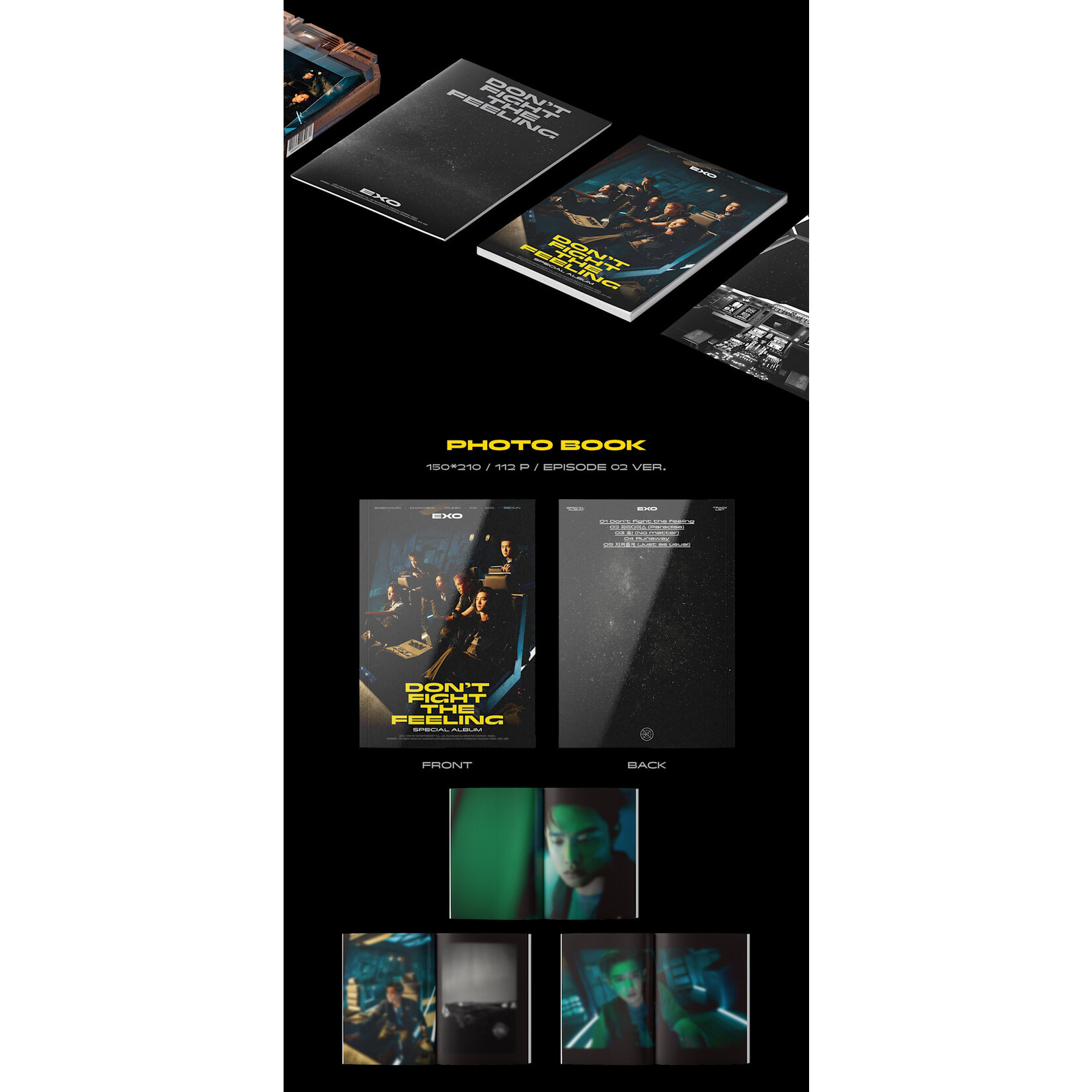 EXO EXO - SPECIAL ALBUM [DON’T FIGHT THE FEELING] (PHOTO BOOK 2 Ver.)
