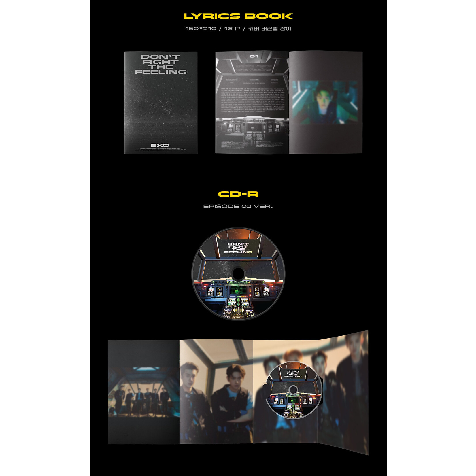 EXO EXO - SPECIAL ALBUM [DON’T FIGHT THE FEELING] (PHOTO BOOK 2 Ver.)