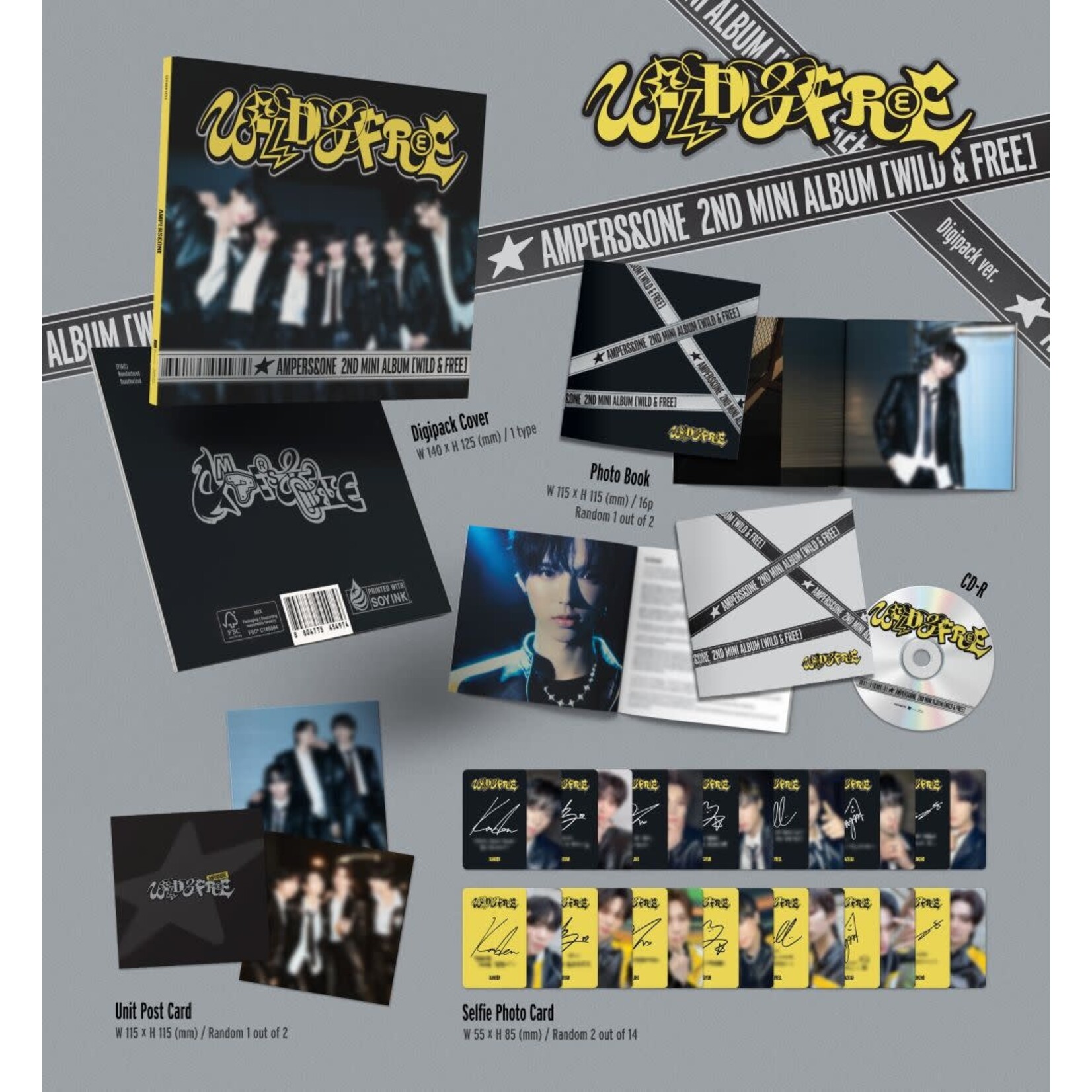 AMPERS&ONE AMPERS&ONE - 2nd Mini Album [WILD&FREE] (Digipack Ver.)