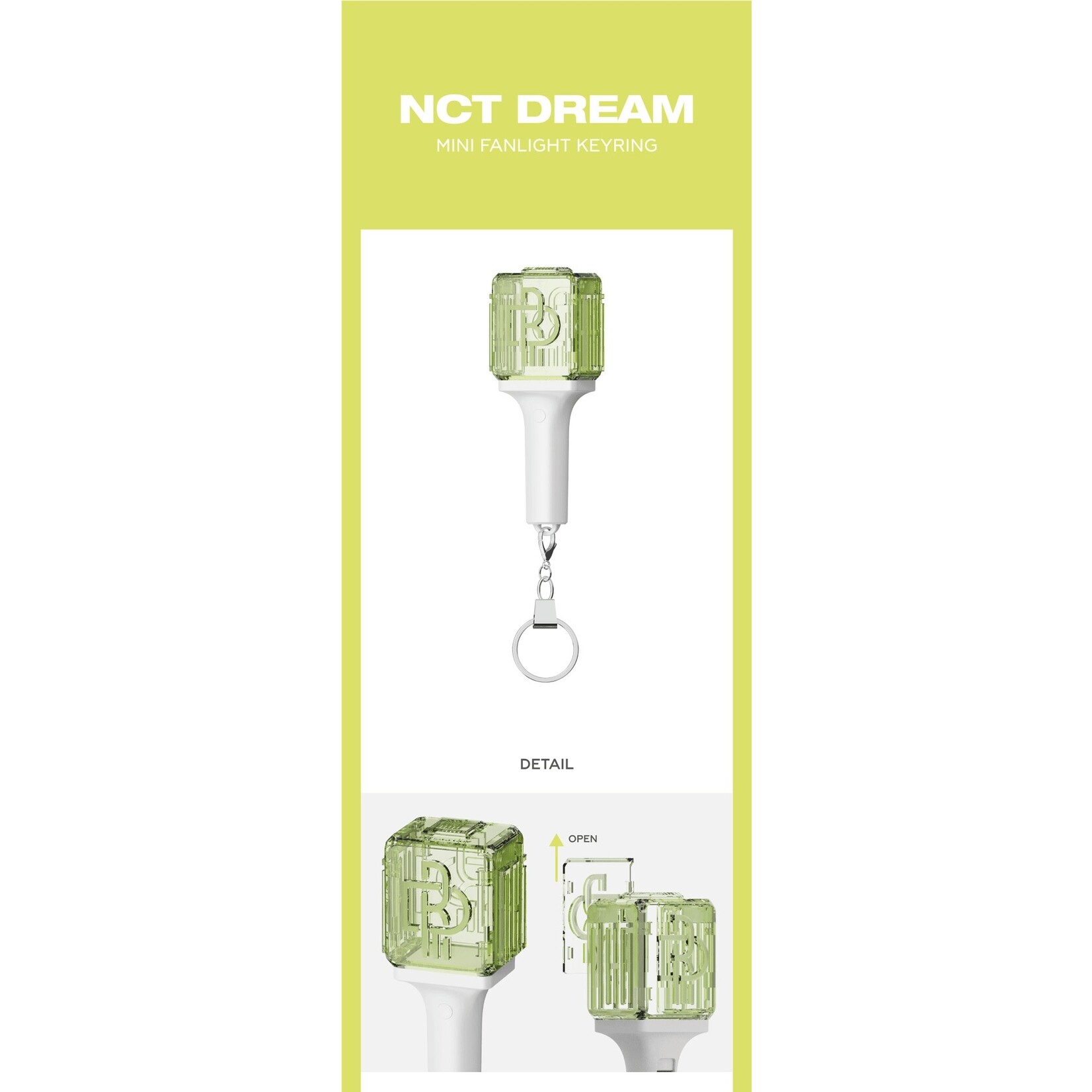 NCT NCT DREAM - OFFICIAL MINI FANLIGHT KEY RING