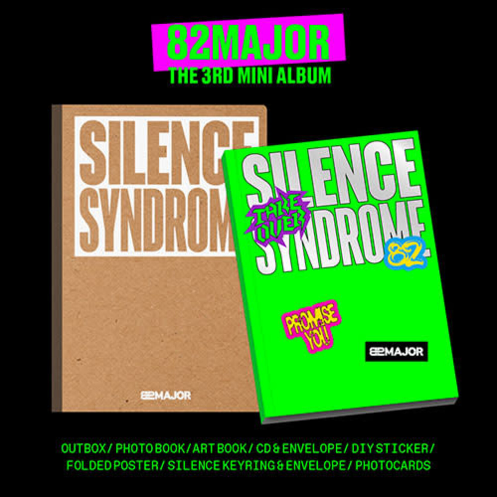 82MAJOR 82MAJOR - THE 3RD MINI ALBUM [SILENCE SYNDROME] (Photobook ver.)