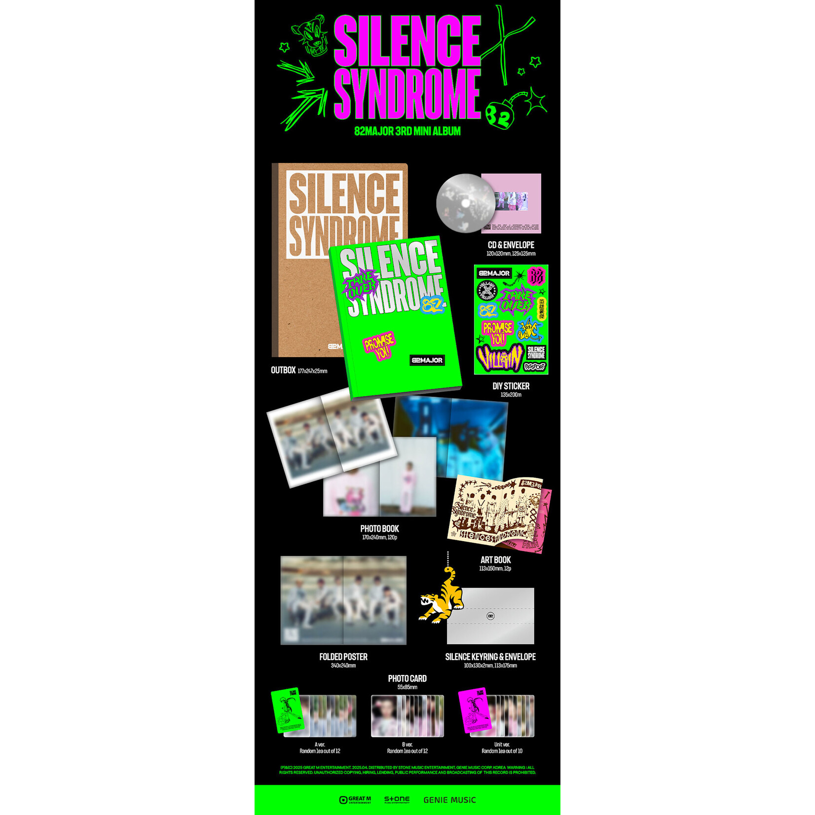 82MAJOR 82MAJOR - THE 3RD MINI ALBUM [SILENCE SYNDROME] (Photobook ver.)