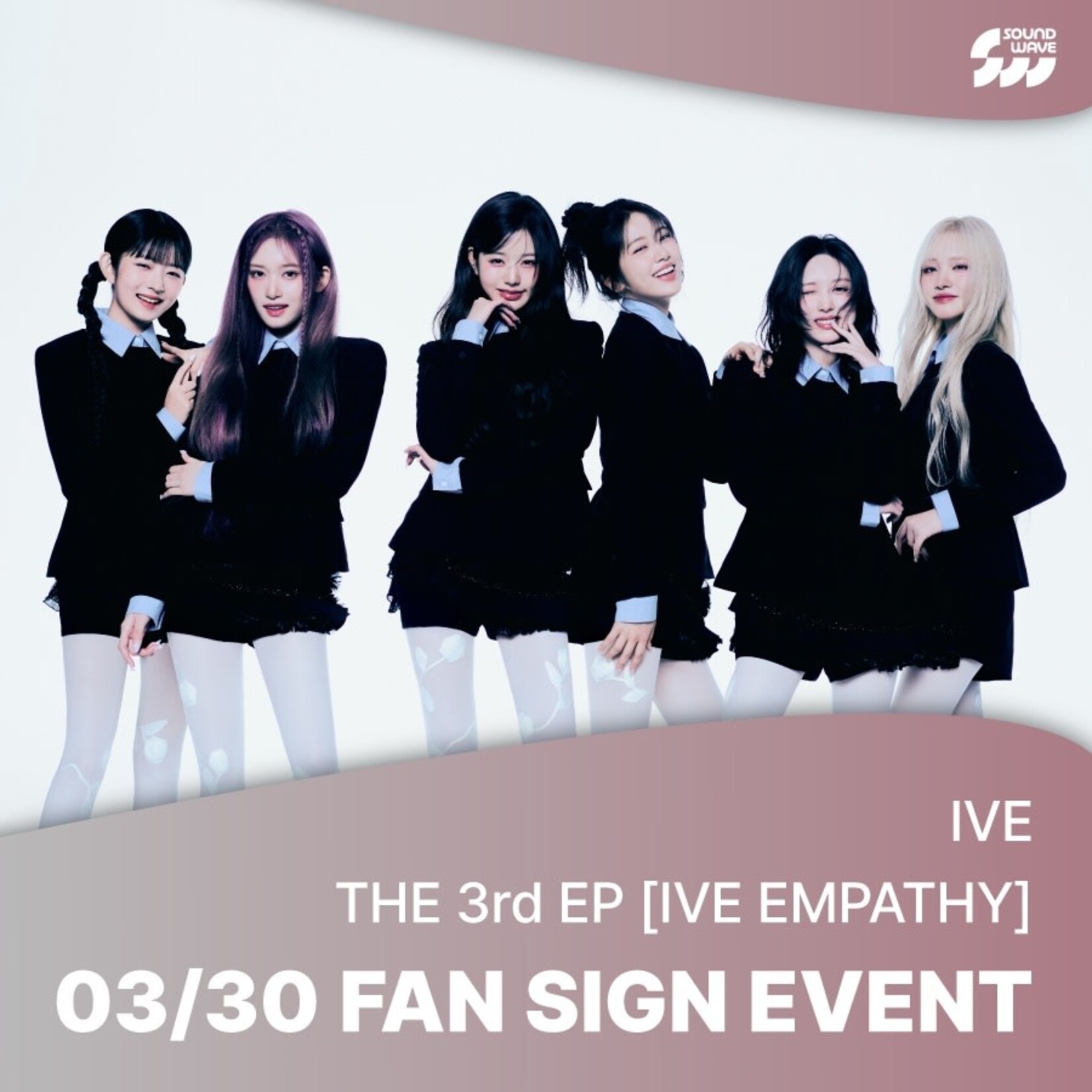 Ive [3/30 FANSIGN] IVE - THE 3rd EP [IVE EMPATHY] (3types Random ver.) + Random Photocard (SW)