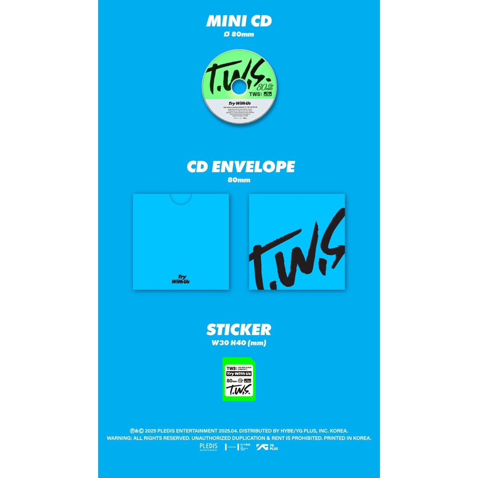 TWS TWS - 3rd Mini Album ‘TRY WITH US’ (Compact Ver.)