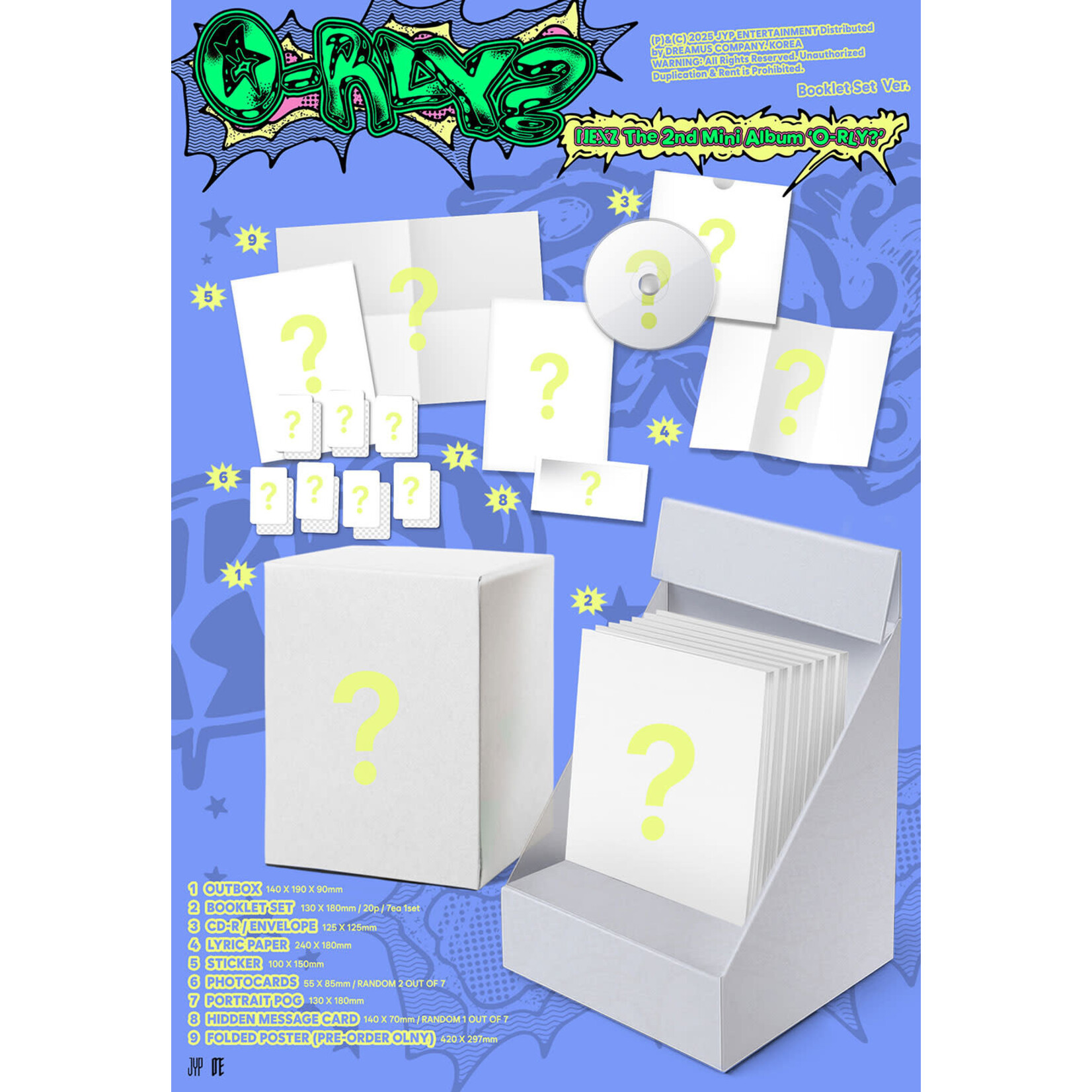 NEXZ NEXZ - The 2nd Mini Album 'O-RLY?' (Booklet Set Ver.)