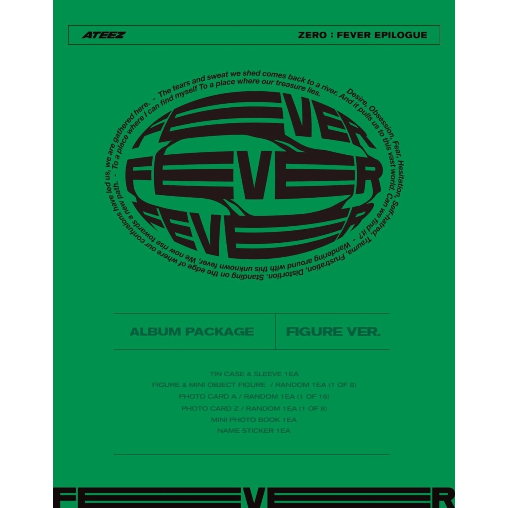 ATEEZ ATEEZ - [ZERO : FEVER EPILOGUE] (FIGURE Ver.) + Random Photocard (KQ SHOP)
