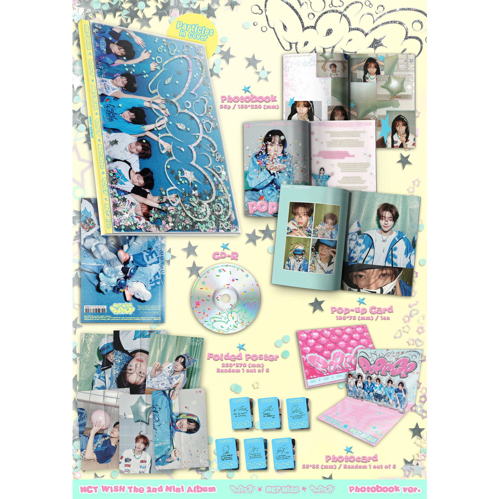 NCT NCT WISH - 2ND MINI ALBUM [poppop] (Photobook Ver.)