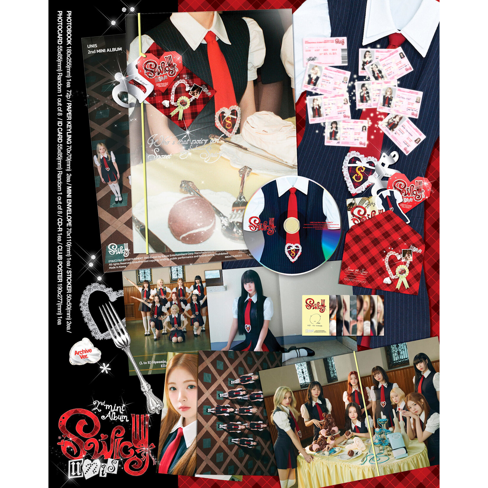 UNIS UNIS - 2ND MINI ALBUM [SWICY]