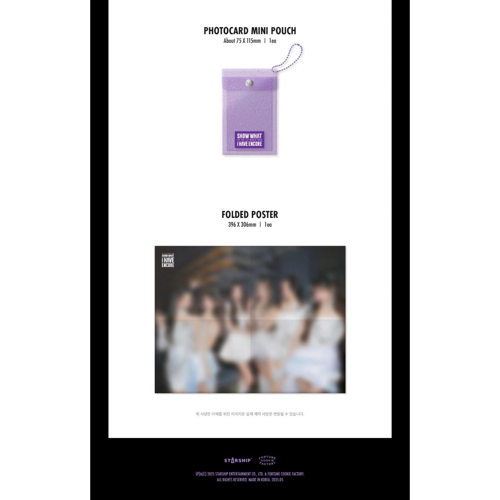 Ive IVE - THE 1ST WORLD TOUR 'SHOW WHAT I HAVE - ENCORE' Blu-ray + Random Photocard (SSQ)