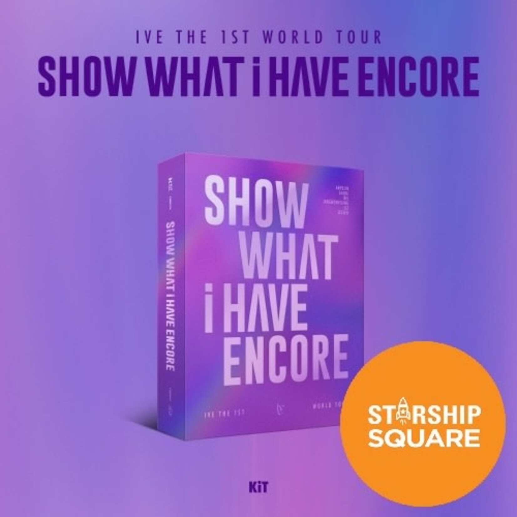 Ive IVE - THE 1ST WORLD TOUR 'SHOW WHAT I HAVE - ENCORE' KiT VIDEO + Random Photocard (SSQ)