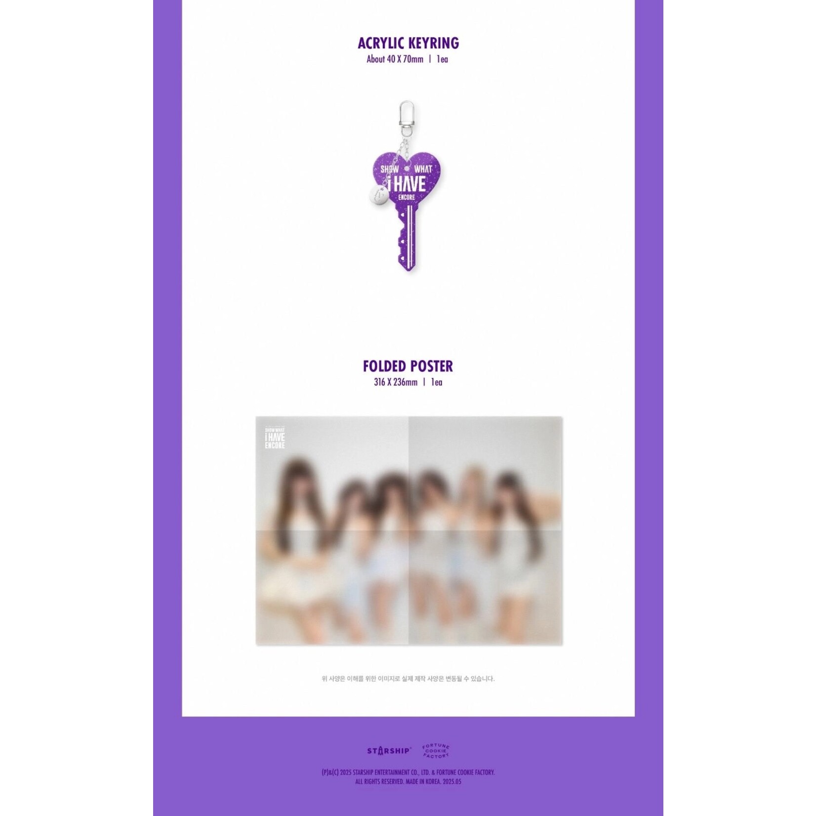 Ive IVE - THE 1ST WORLD TOUR 'SHOW WHAT I HAVE - ENCORE' KiT VIDEO + Random Photocard (SSQ)