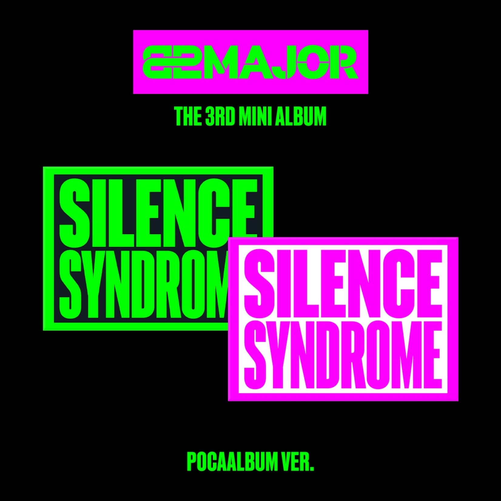 82MAJOR 82MAJOR - THE 3RD MINI ALBUM SILENCE SYNDROME (POCA Ver.)