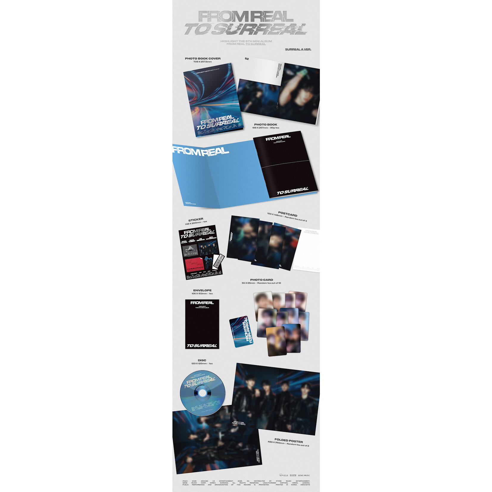HIGHLIGHT HIGHLIGHT - 6TH Mini Album [From Real to Surreal] (Photobook ver.)