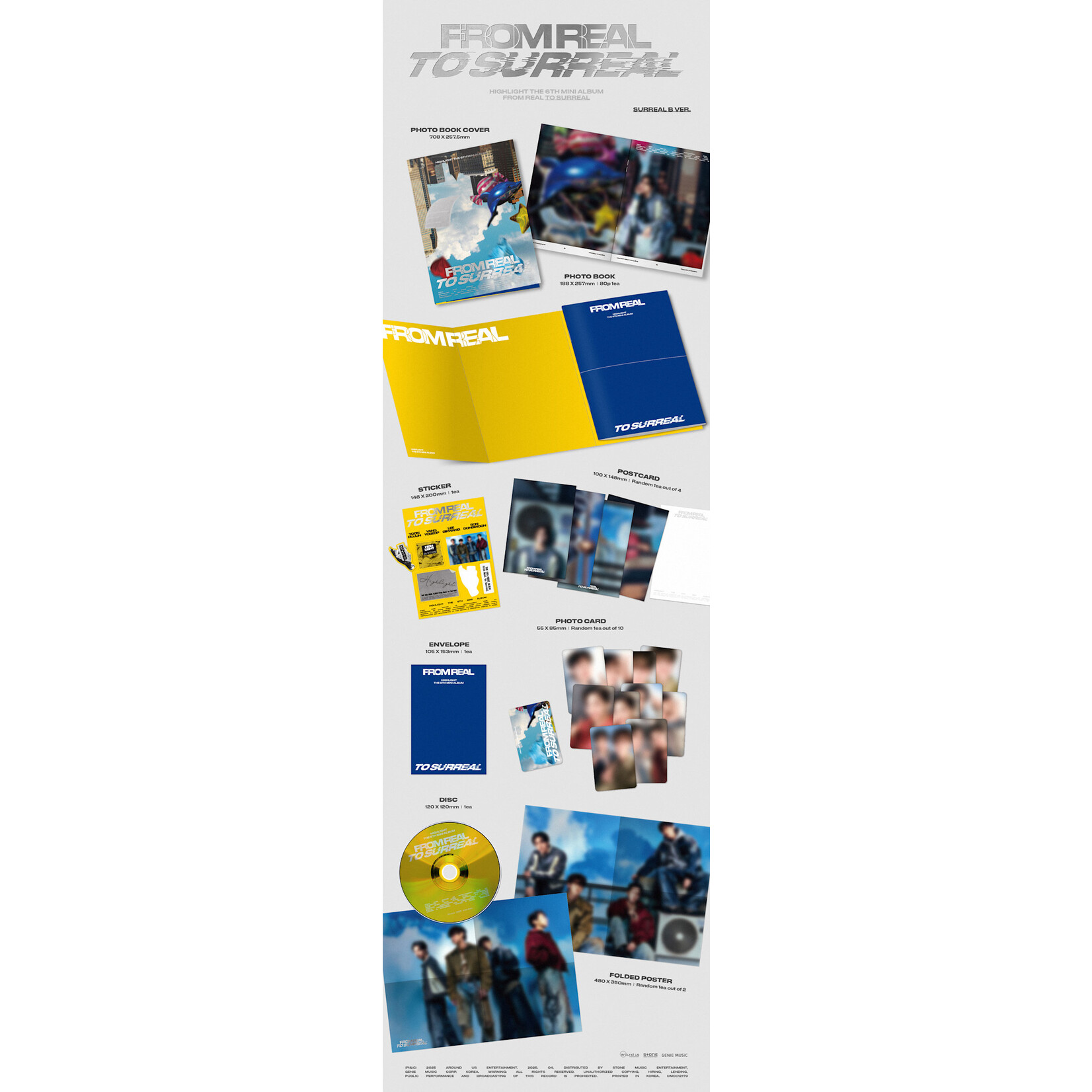 HIGHLIGHT HIGHLIGHT - 6TH Mini Album [From Real to Surreal] (Photobook ver.)
