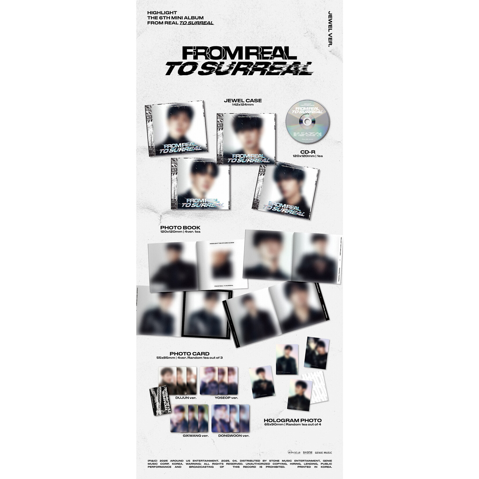 HIGHLIGHT HIGHLIGHT - 6TH Mini Album [From Real to Surreal] (JEWEL Ver.)