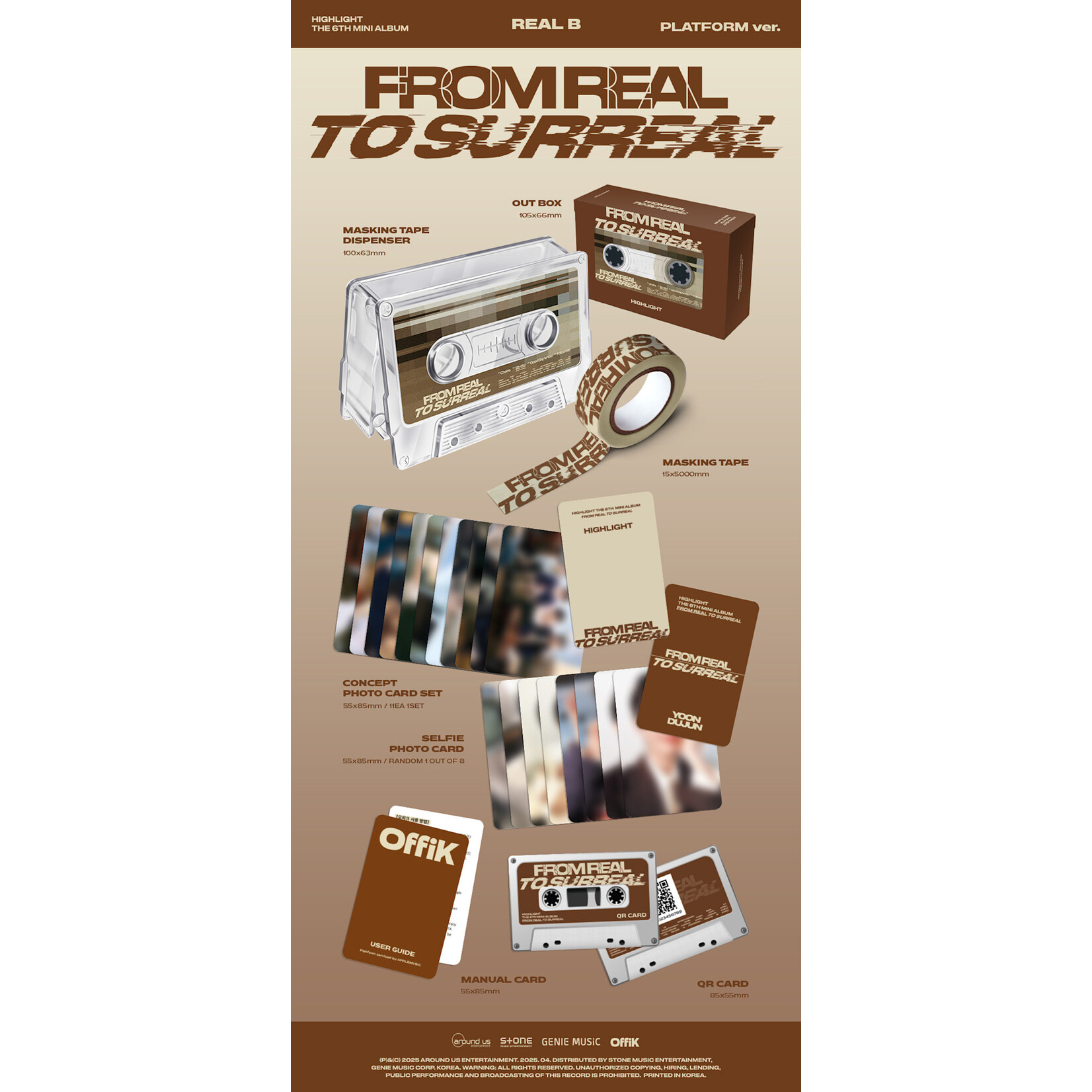 HIGHLIGHT HIGHLIGHT - 6TH Mini Album [From Real to Surreal] (PLATFORM Ver.)