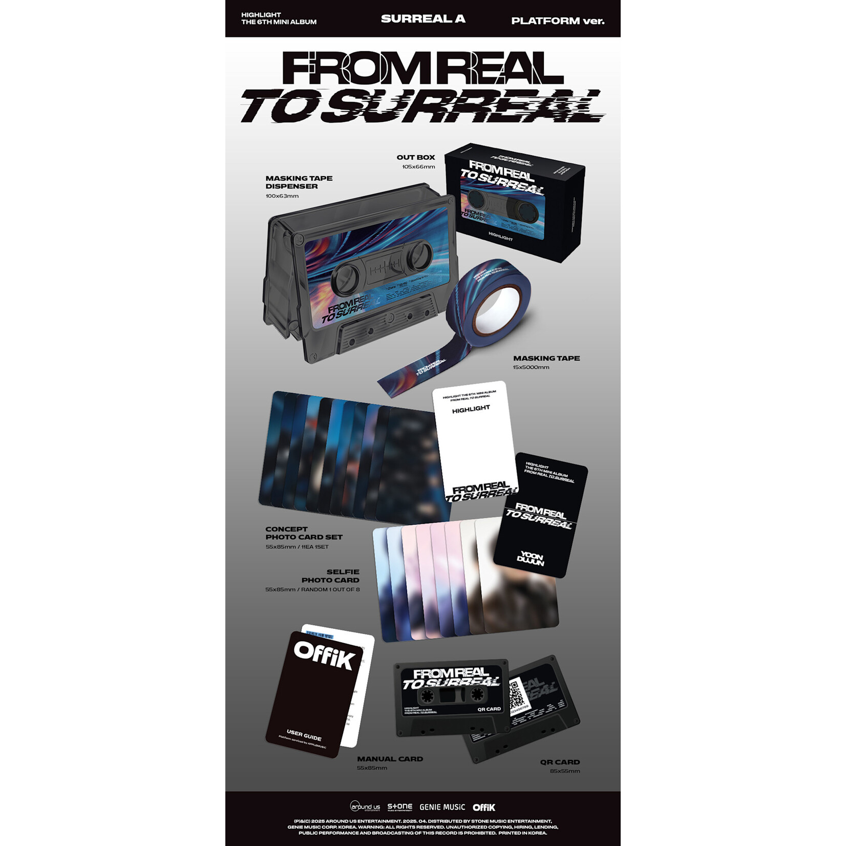 HIGHLIGHT HIGHLIGHT - 6TH Mini Album [From Real to Surreal] (PLATFORM Ver.)