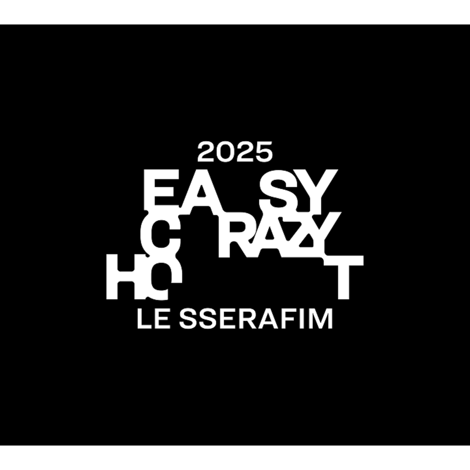 Le Sserafim LE SSERAFIM - 2025 LE SSERAFIM TOUR 'EASY CRAZY HOT' Mini Photo Card