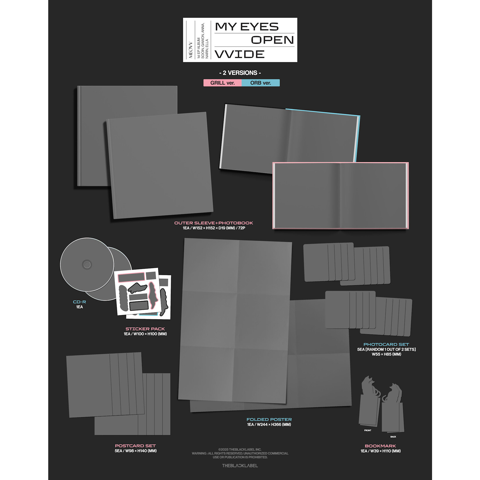 MEOVV MEOVV - 1st EP ALBUM 'MY EYES OPEN VVIDE' (Photobook ver.)