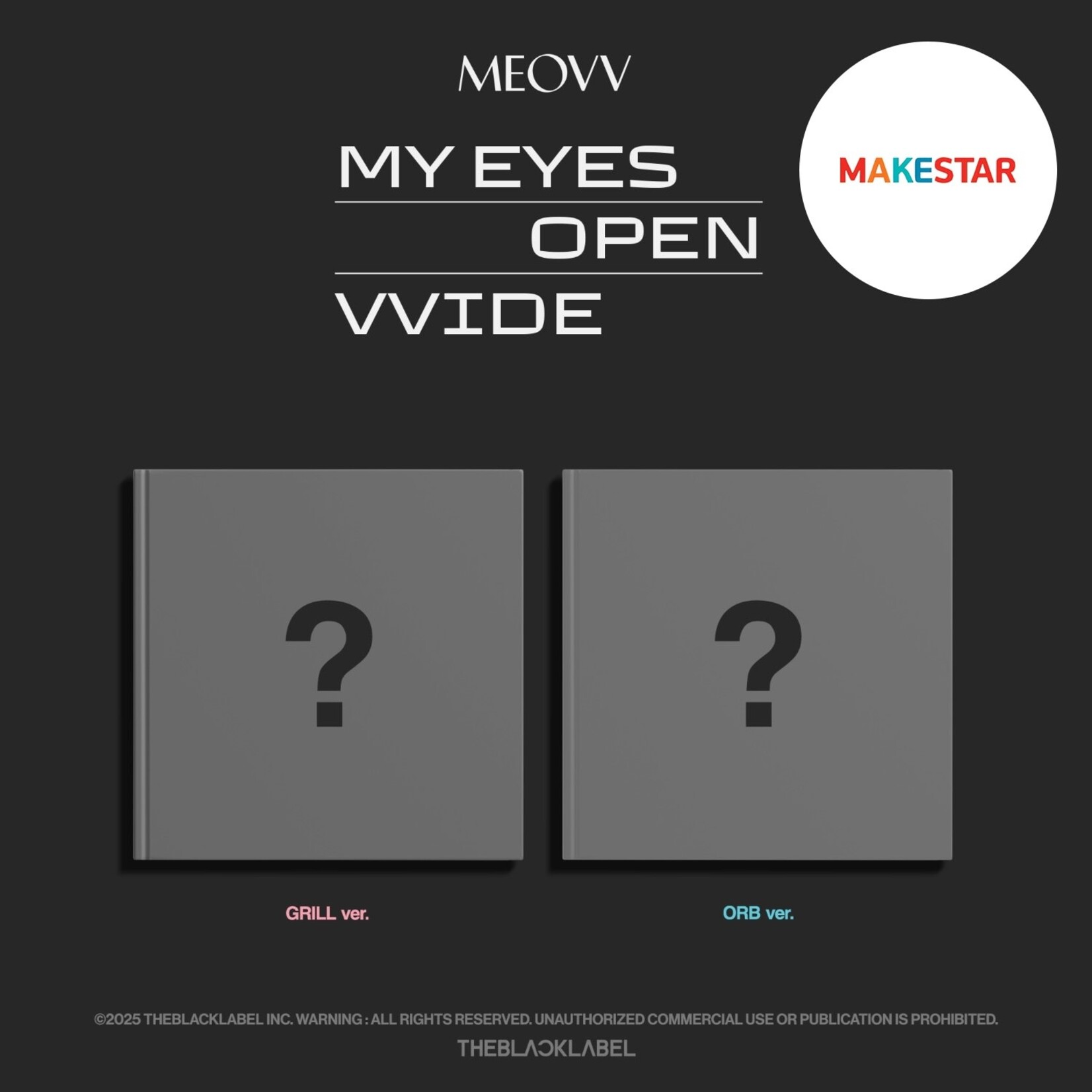 MEOVV MEOVV - 1st EP ALBUM 'MY EYES OPEN VVIDE' (Photobook ver.) + Random Photocard (MAKESTAR)