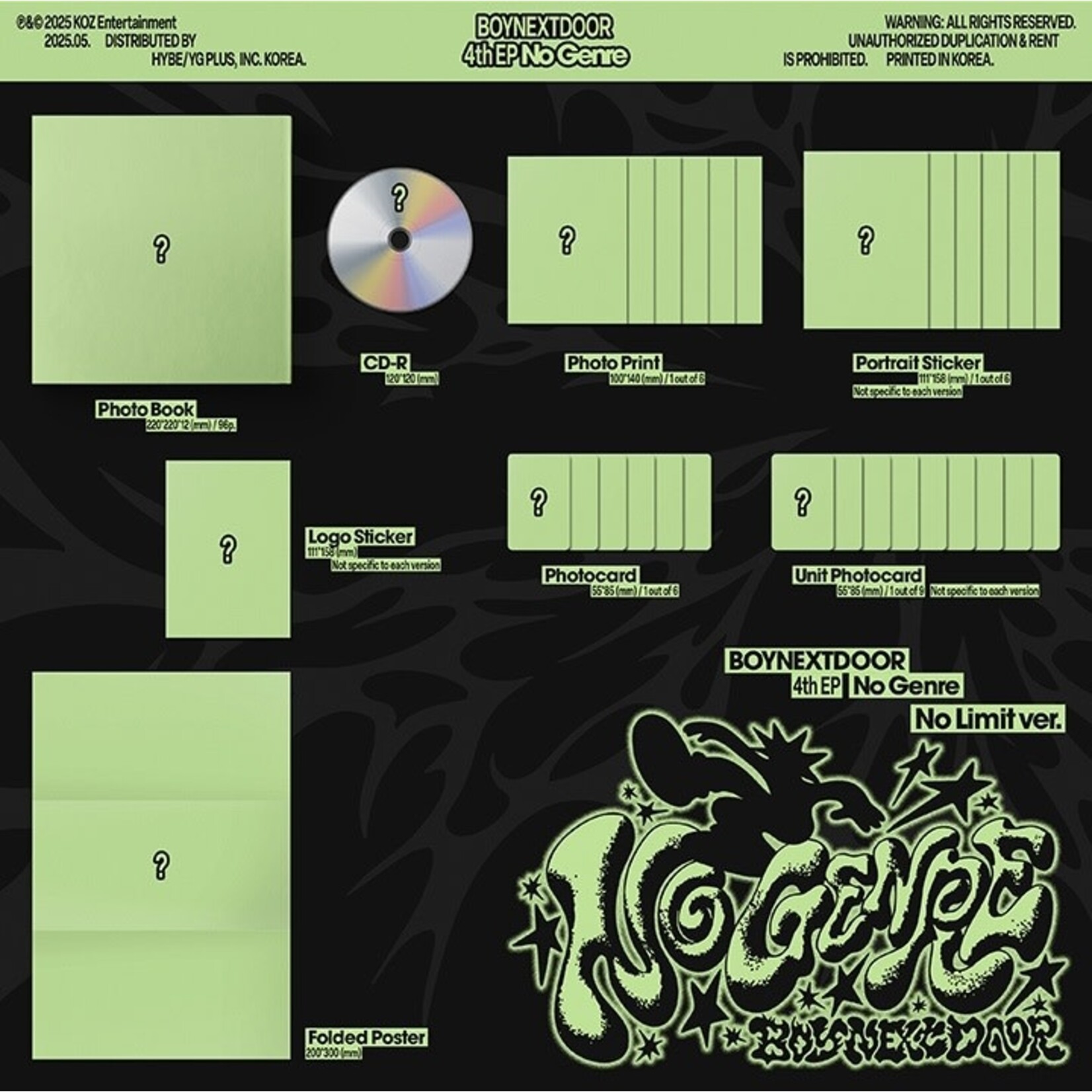 BoyNextDoor BOYNEXTDOOR - 4th EP [No Genre] (Photobook ver.) + Weverse Gift (WS)