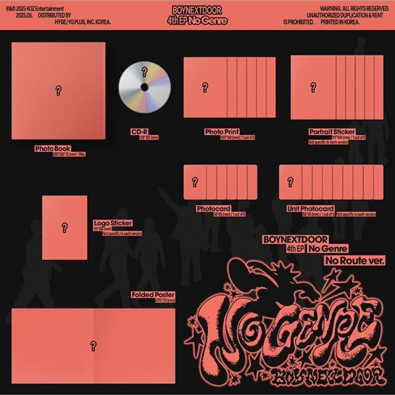 BoyNextDoor BOYNEXTDOOR - 4th EP [No Genre] (Photobook ver.) + Random Photocard (MAKESTAR)