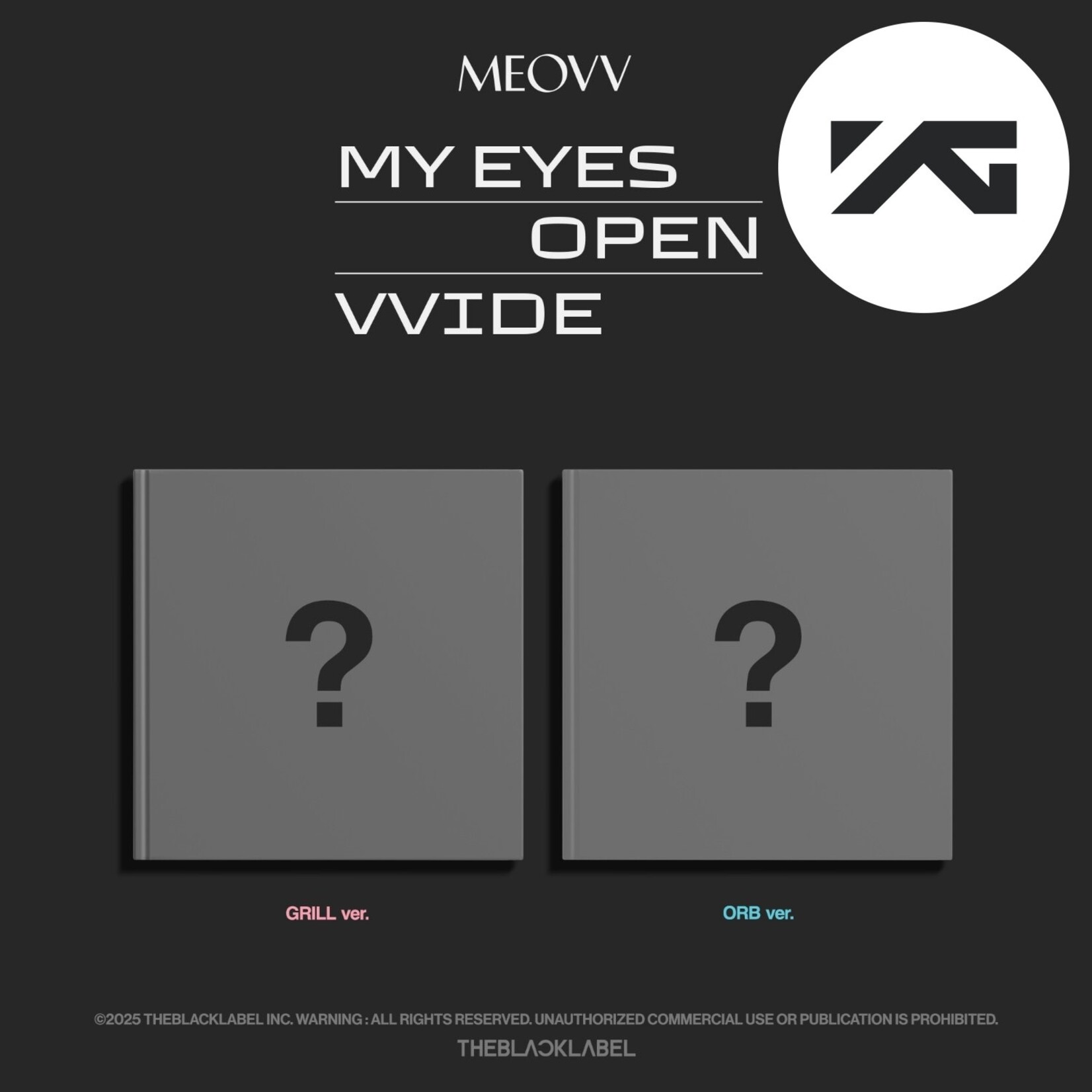 MEOVV MEOVV - 1st EP ALBUM 'MY EYES OPEN VVIDE' (Photobook ver.) + Random Photocard (YG)