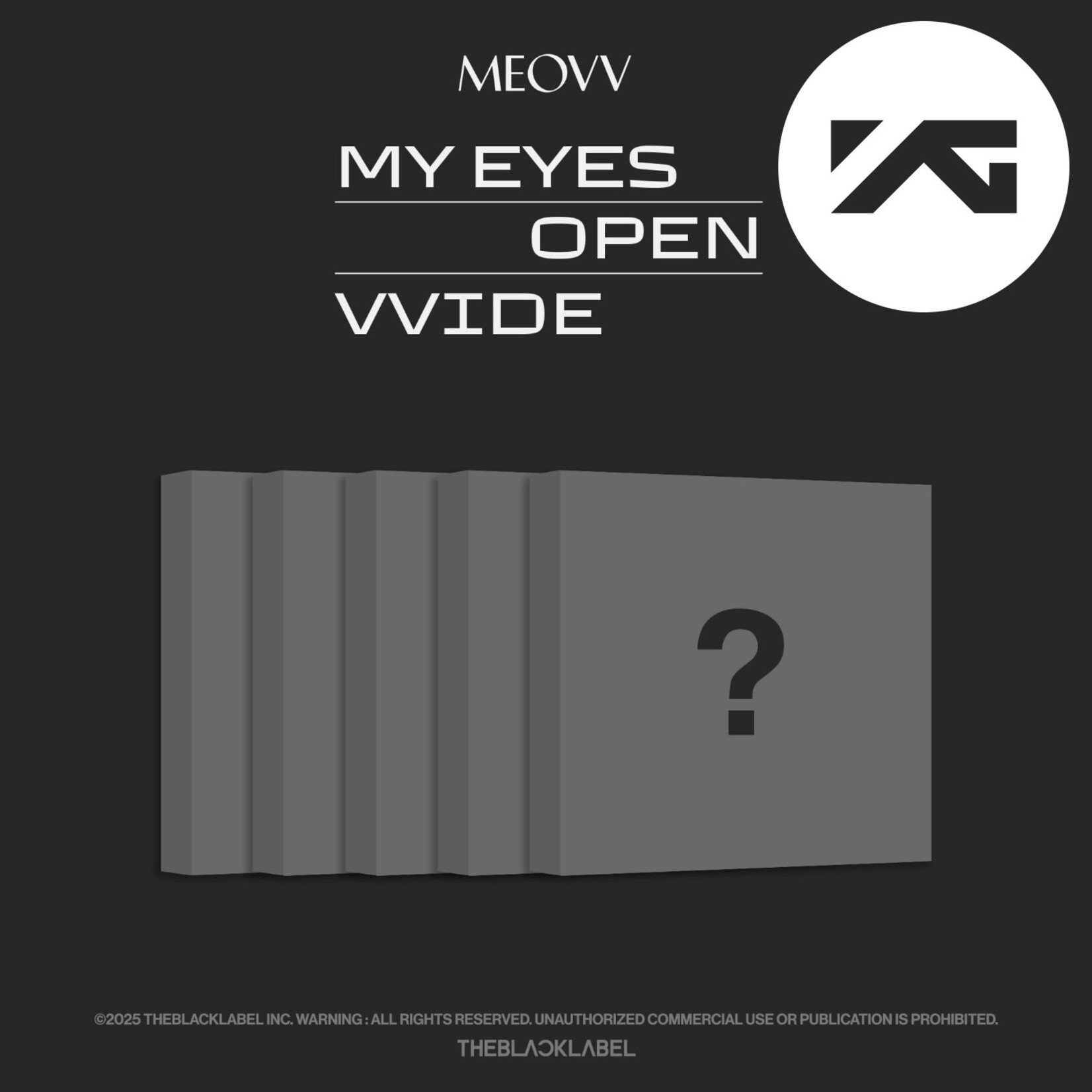 MEOVV MEOVV - 1st EP ALBUM 'MY EYES OPEN VVIDE' (MEOVV ver.) + Random Photocard (YG)