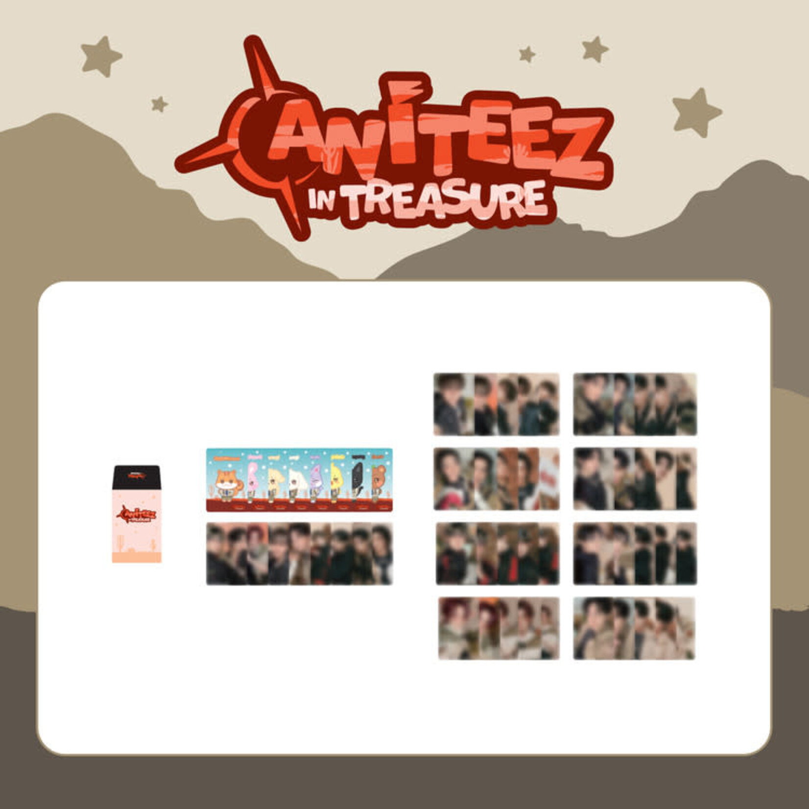 ATEEZ ATEEZ - [ANITEEZ IN TREASURE] MD RANDOM TRADING CARD