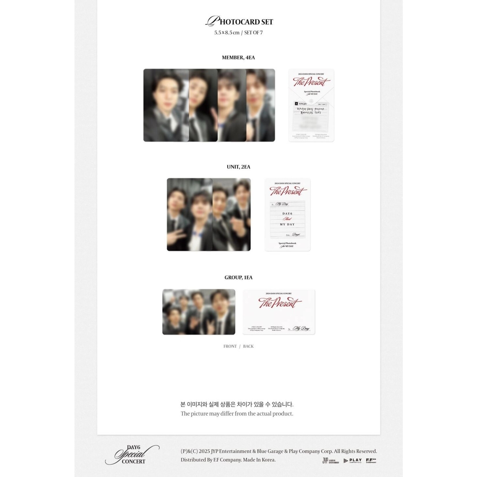 DAY6 DAY6 - [2024 DAY6 SPECIAL CONCERT 'The Present']