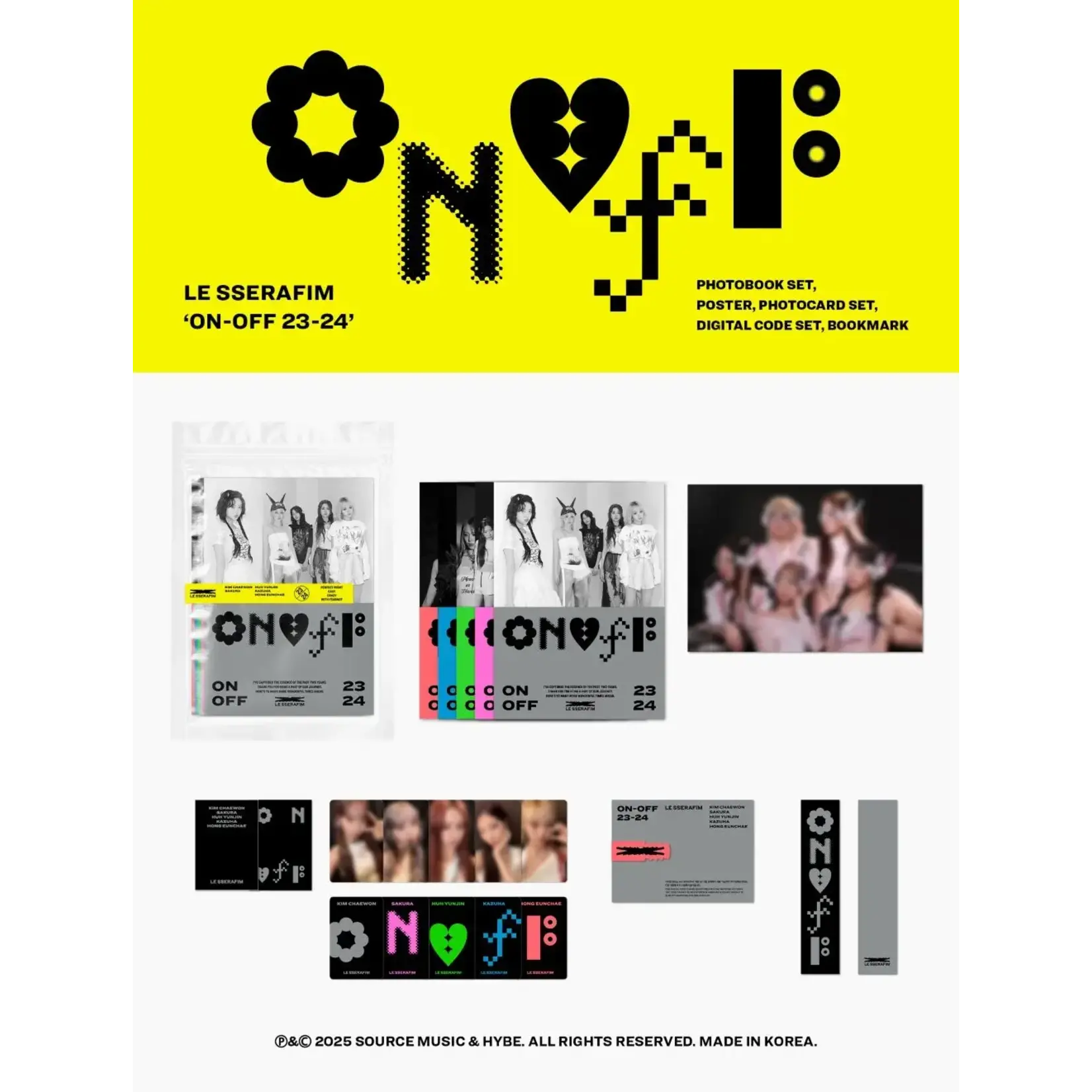 Le Sserafim LE SSERAFIM - 'ON-OFF 23-24' + Weverse Gift (WS)