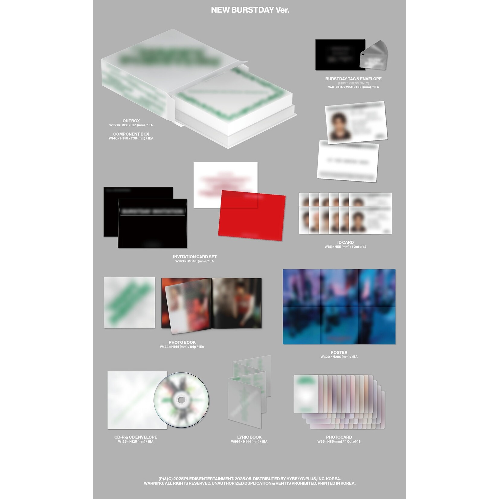 Seventeen SEVENTEEN - 5th Album 'HAPPY BURSTDAY' (Photobook ver.) + Weverse Gift (WS)