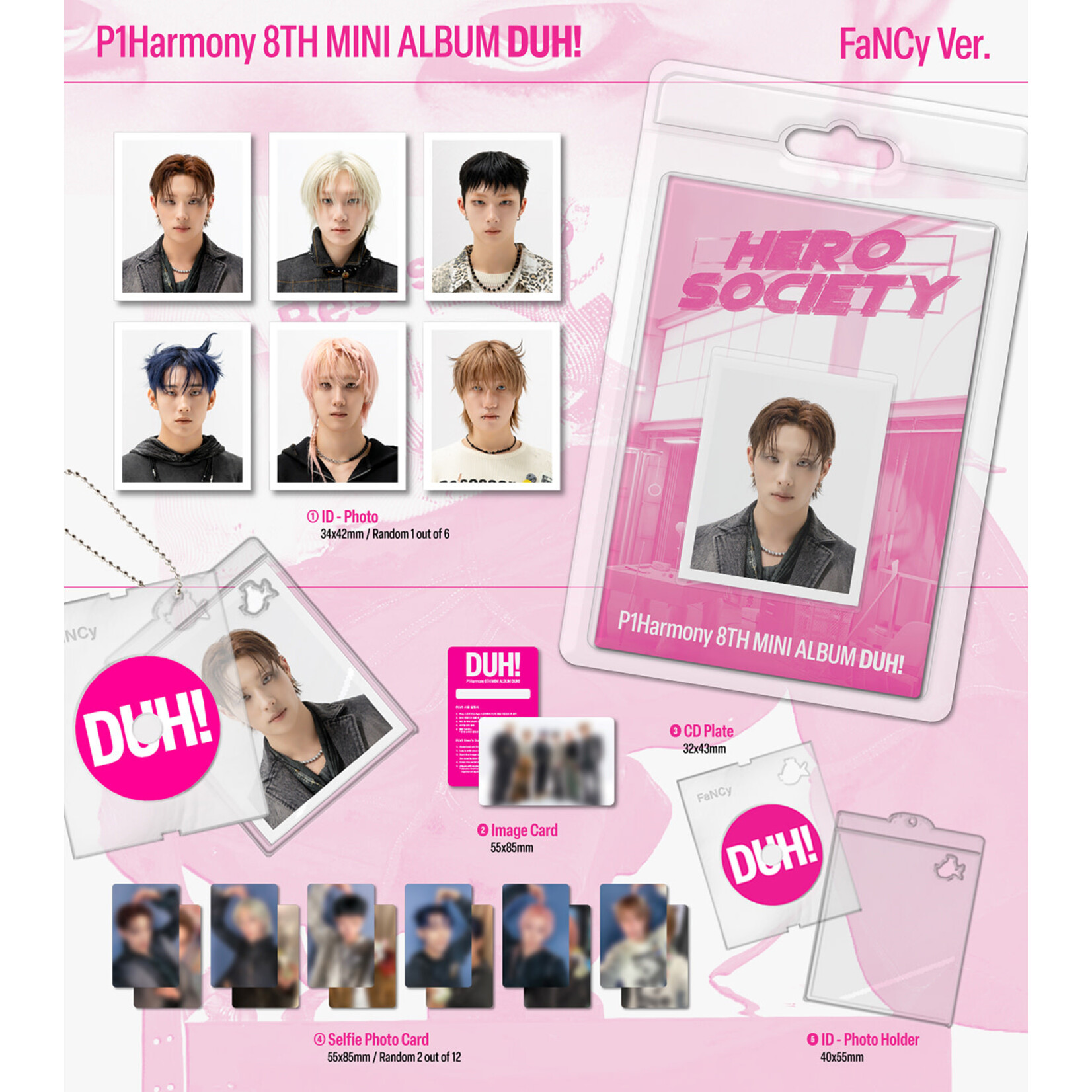 P1Harmony P1Harmony - 8th Mini Album [DUH!] (FaNCy ver.)