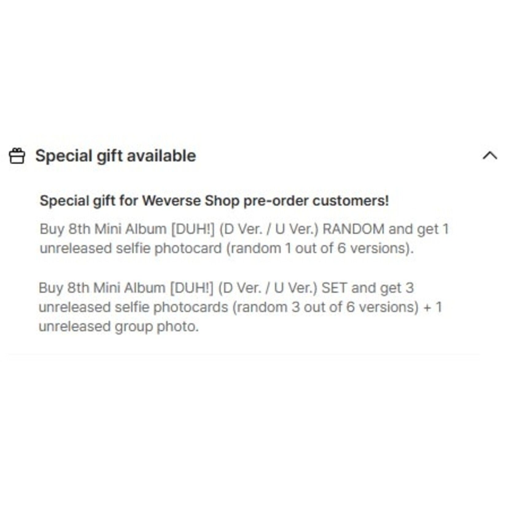 P1Harmony P1Harmony - 8th Mini Album [DUH!] (Photobook ver.) + Weverse Gift (WS)
