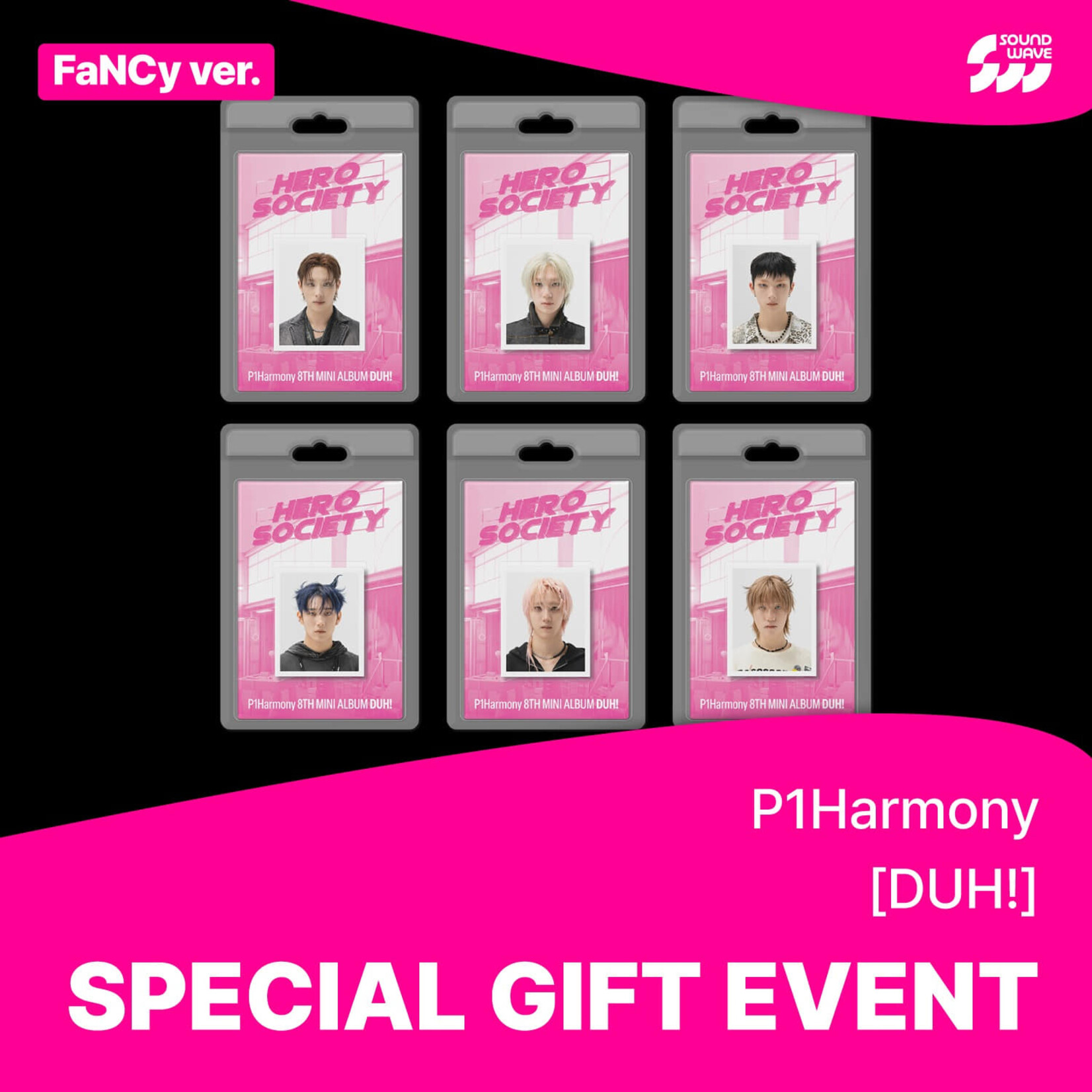 P1Harmony P1Harmony - 8th Mini Album [DUH!] (FaNCy ver.) + Random Photocard (SW)