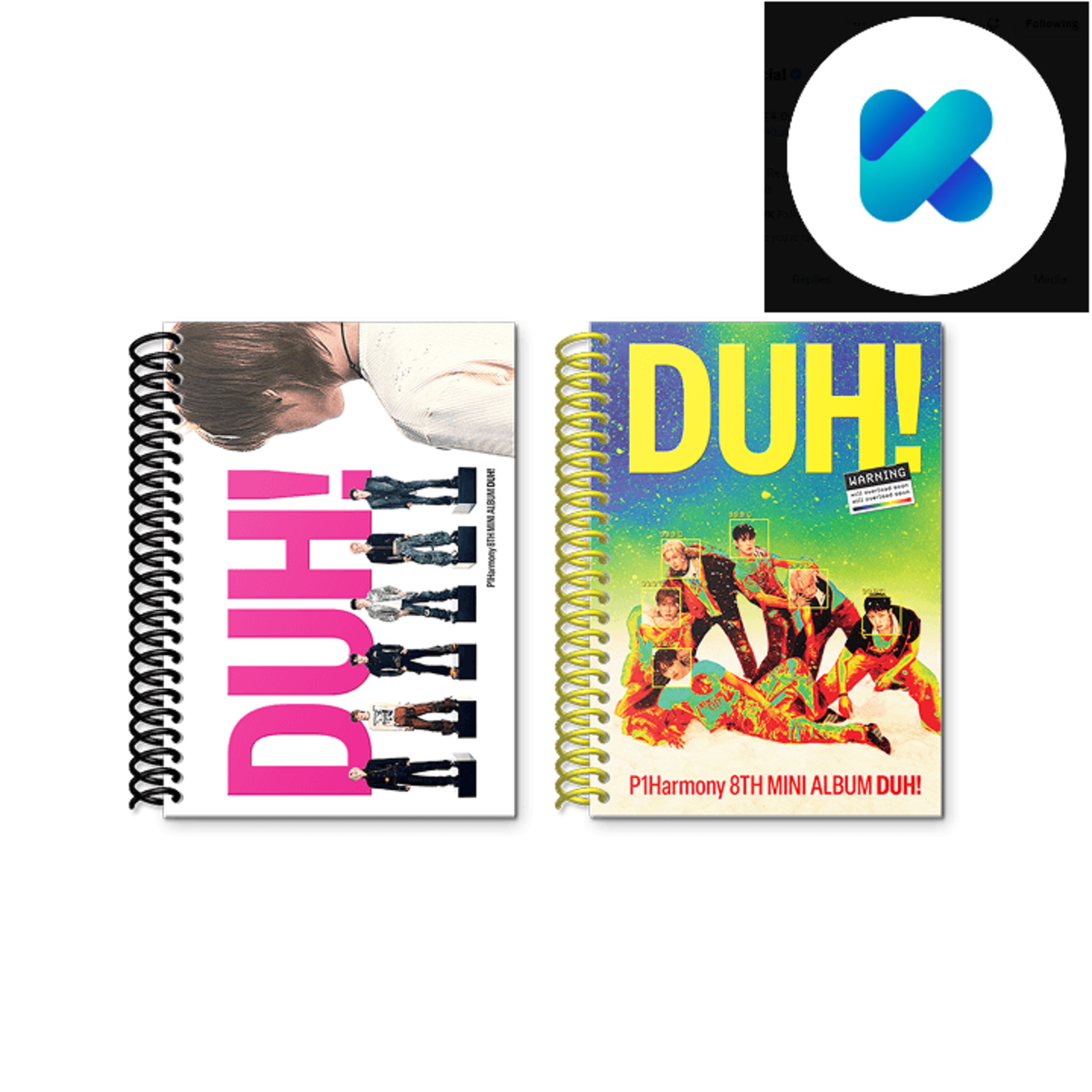 P1Harmony P1Harmony - 8th Mini Album [DUH!] (Photobook ver.) + Random Photocard (Ktown4U)