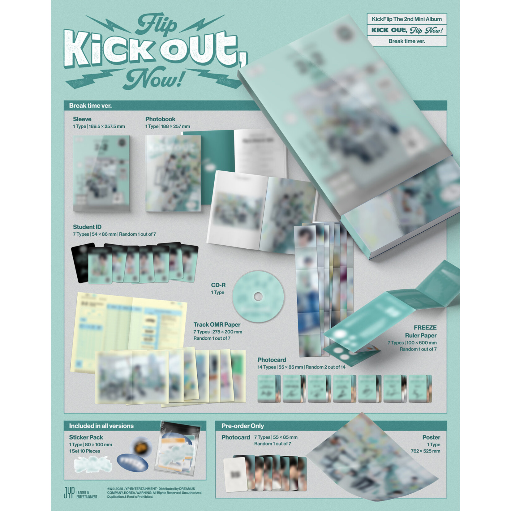 KickFlip KICKFLIP - 2ND MINI ALBUM [KICK OUT, FLIP NOW!] (Photobook ver.)