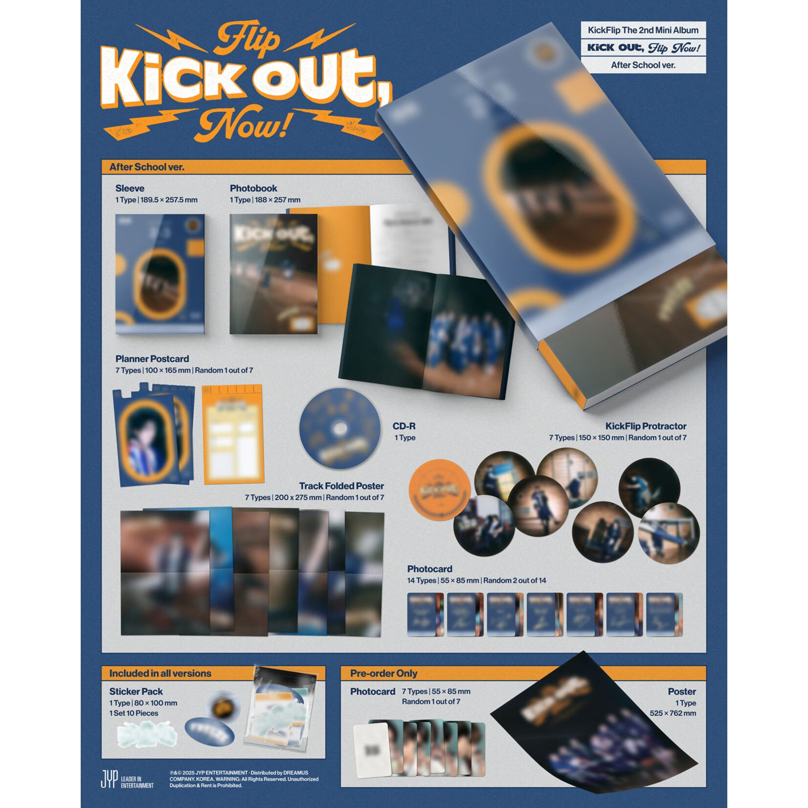 KickFlip KICKFLIP - 2ND MINI ALBUM [KICK OUT, FLIP NOW!] (Photobook ver.)