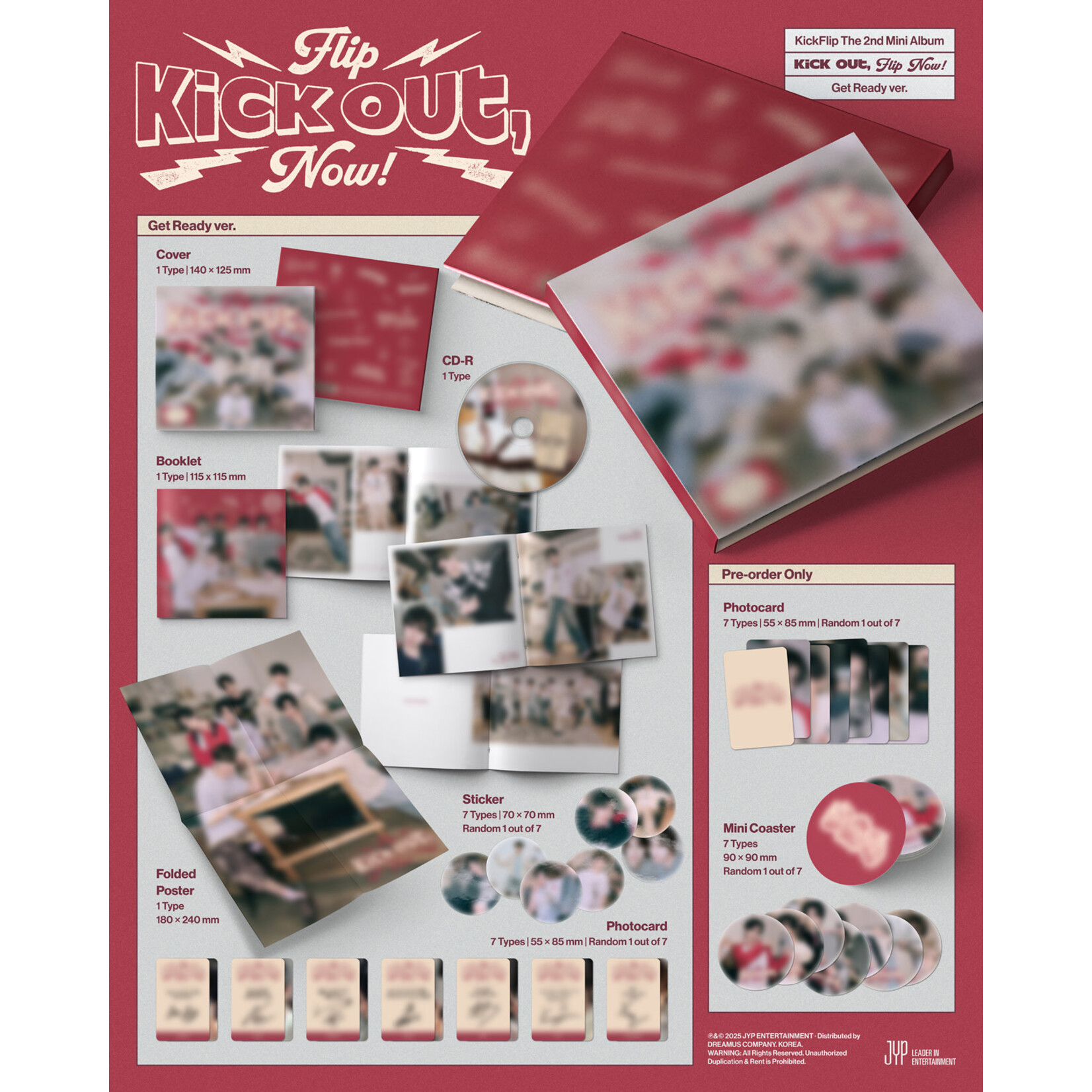 KickFlip KICKFLIP - 2ND MINI ALBUM [KICK OUT, FLIP NOW!] (GET READY VER.)