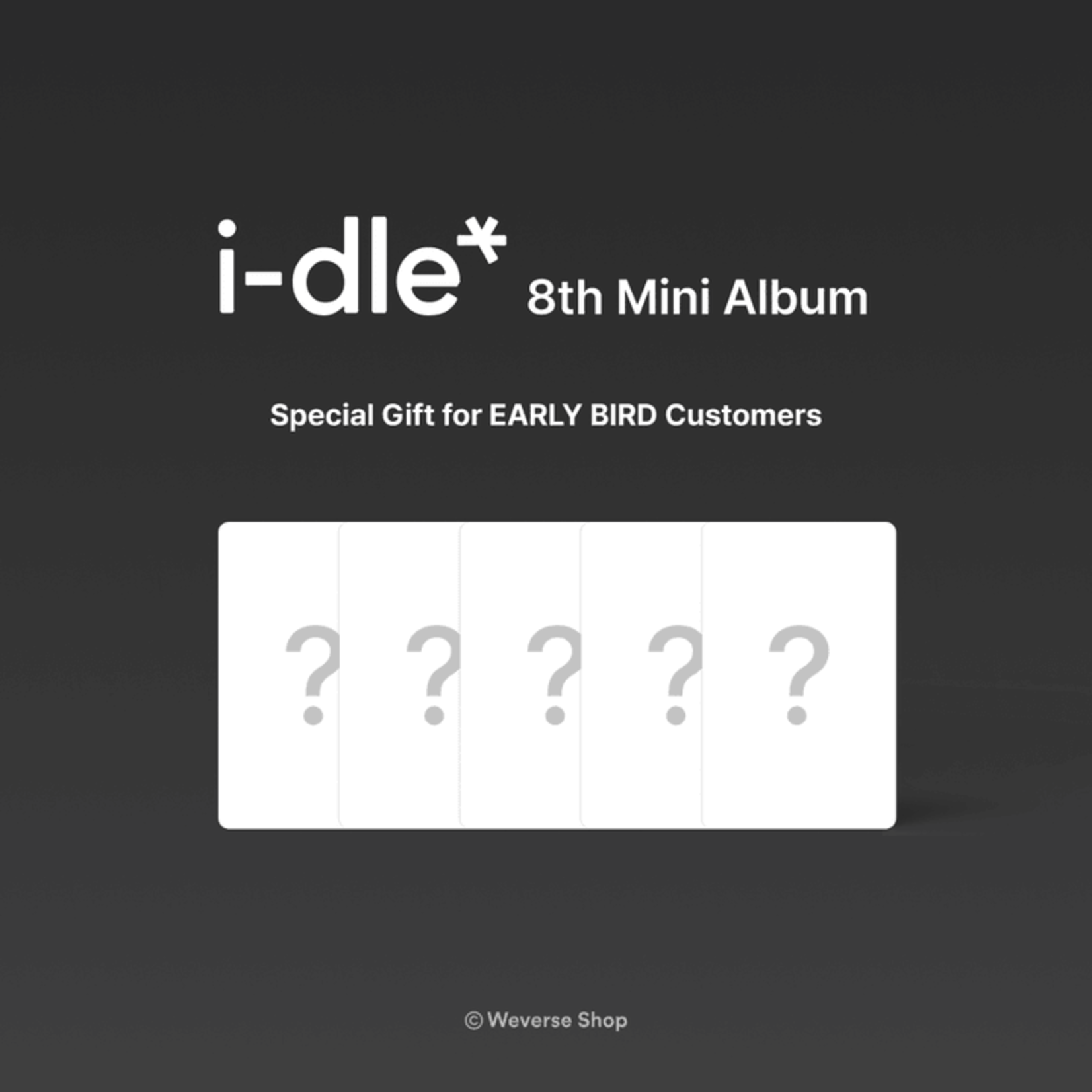 i-dle* i-dle - 8TH MINI ALBUM (Photobook ver.) + Weverse Gift (WS)
