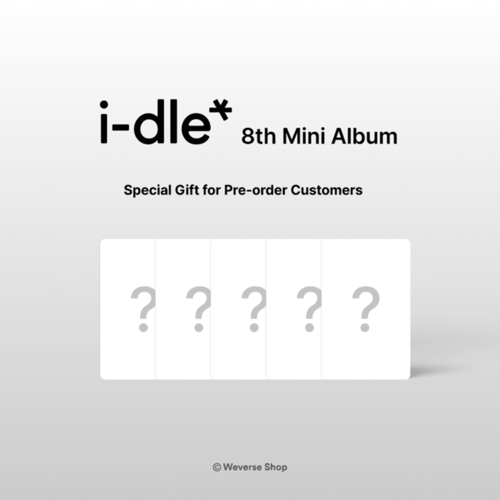 i-dle* i-dle - 8TH MINI ALBUM (Photobook ver.) + Weverse Gift (WS)