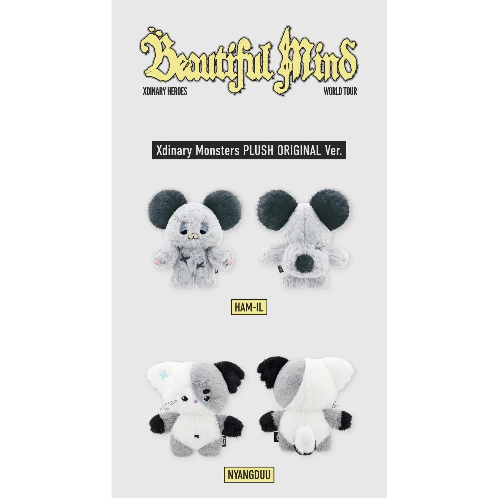 Xdinary Heroes Xdinary Heroes - Xdinary Monsters PLUSH ORIGINAL Ver. - Beautiful Mind