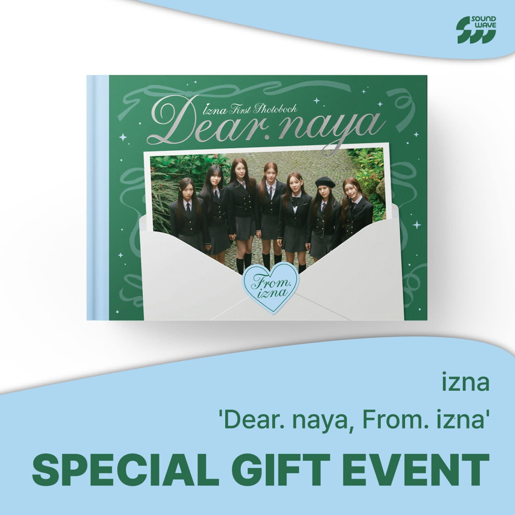 izna izna - 2025 PHOTOBOOK [Dear. naya, From. izna] + 2 Random Photocards (SW)