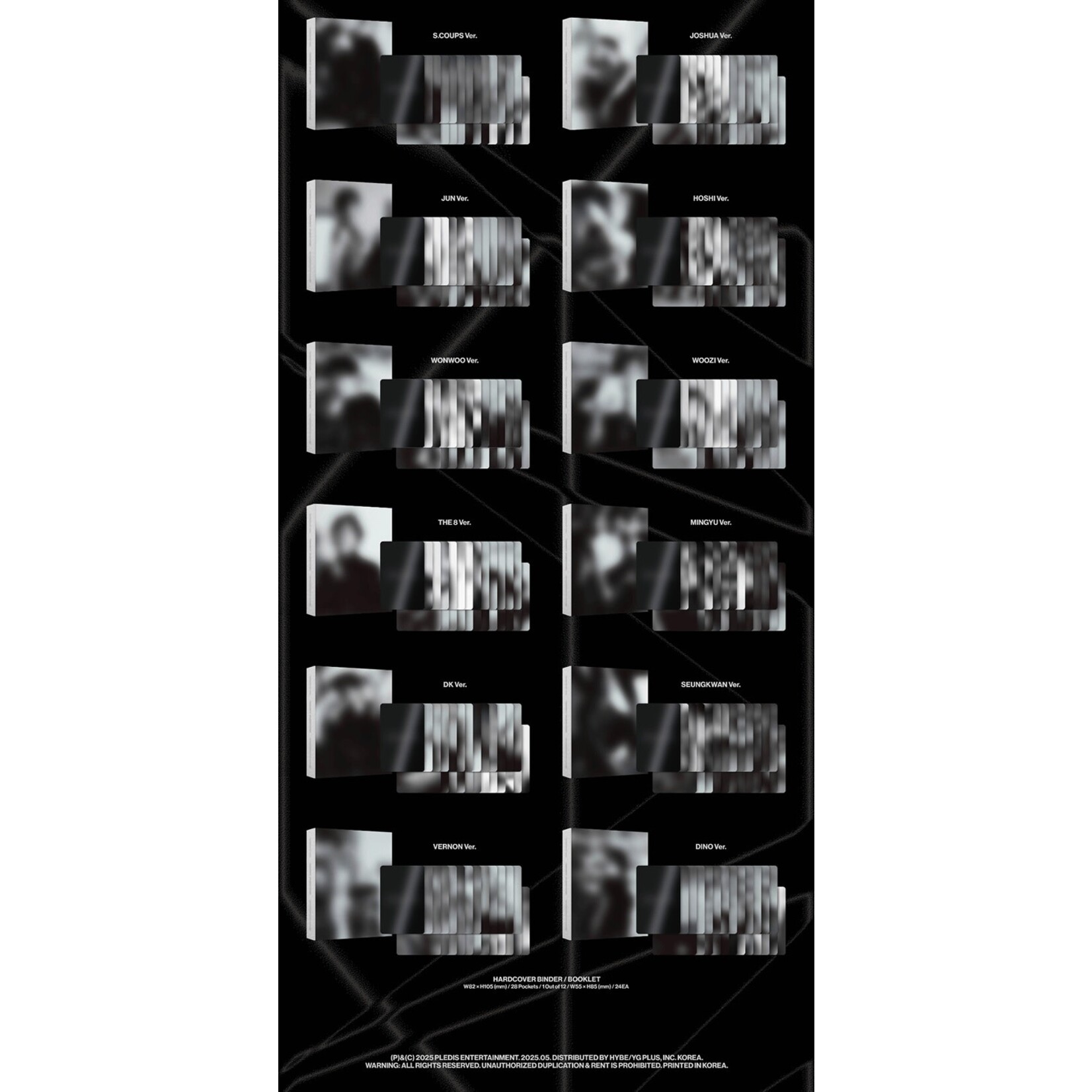 Seventeen SEVENTEEN - 5th Album ‘HAPPY BURSTDAY’ (DAREDEVIL Ver.) + Weverse Gift (WS)