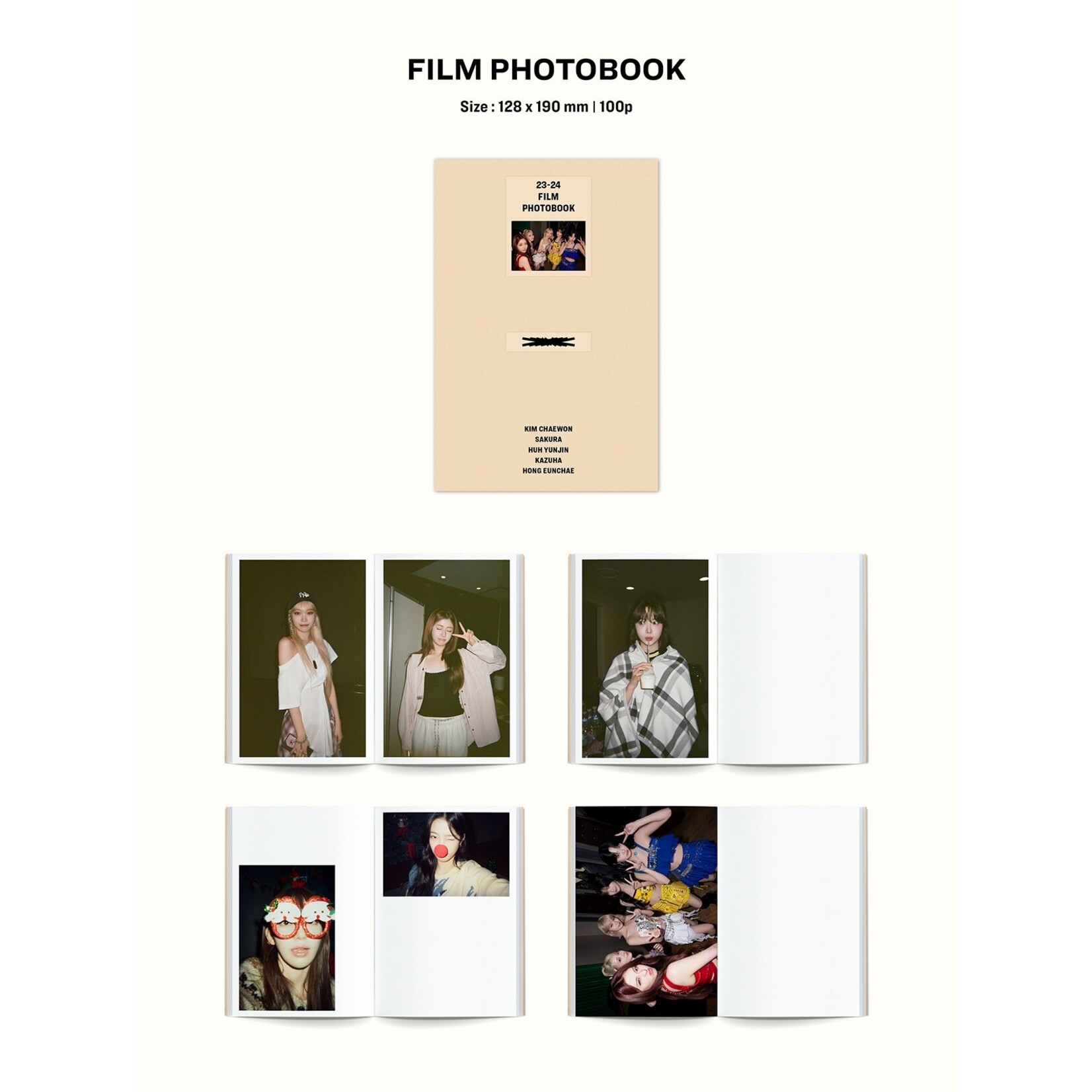 Le Sserafim LE SSERAFIM - 23-24 FILM PHOTOBOOK + Weverse Gift (WS)