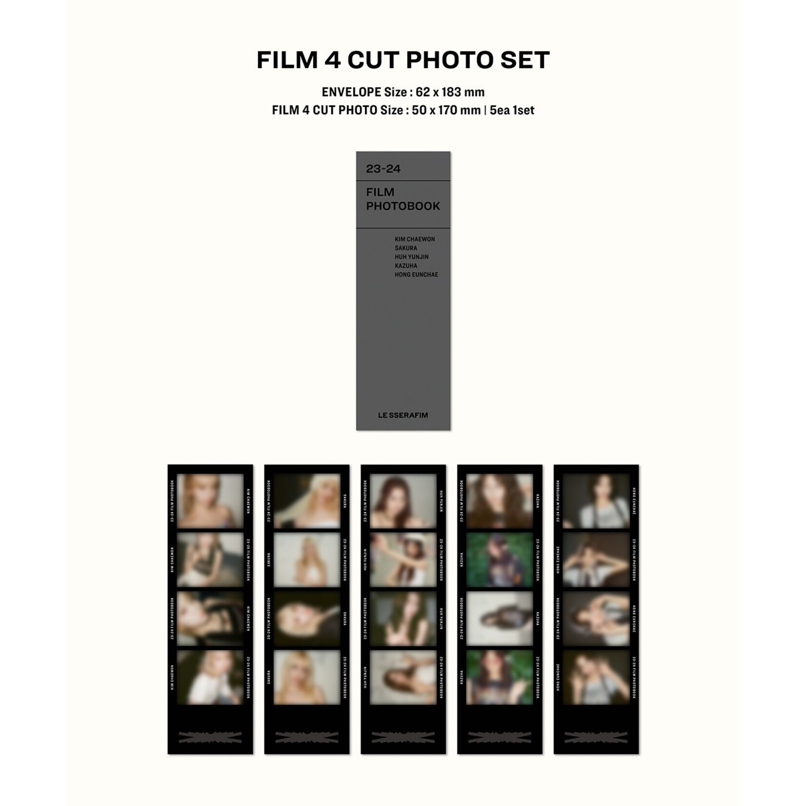 Le Sserafim LE SSERAFIM - 23-24 FILM PHOTOBOOK + Weverse Gift (WS)