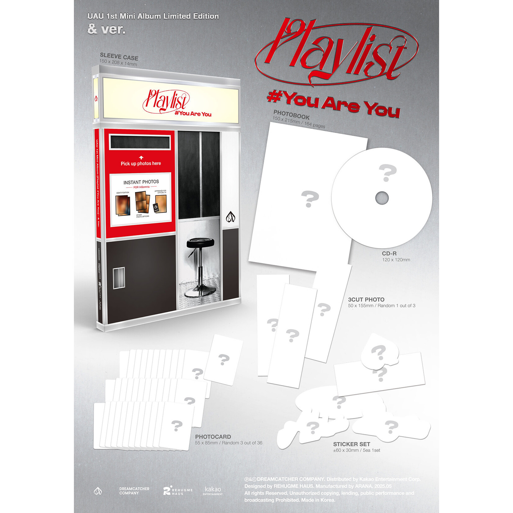 Dreamcatcher UAU - 1st Mini Album [Playlist #You Are You] (& Ver.) (Limited Edition)