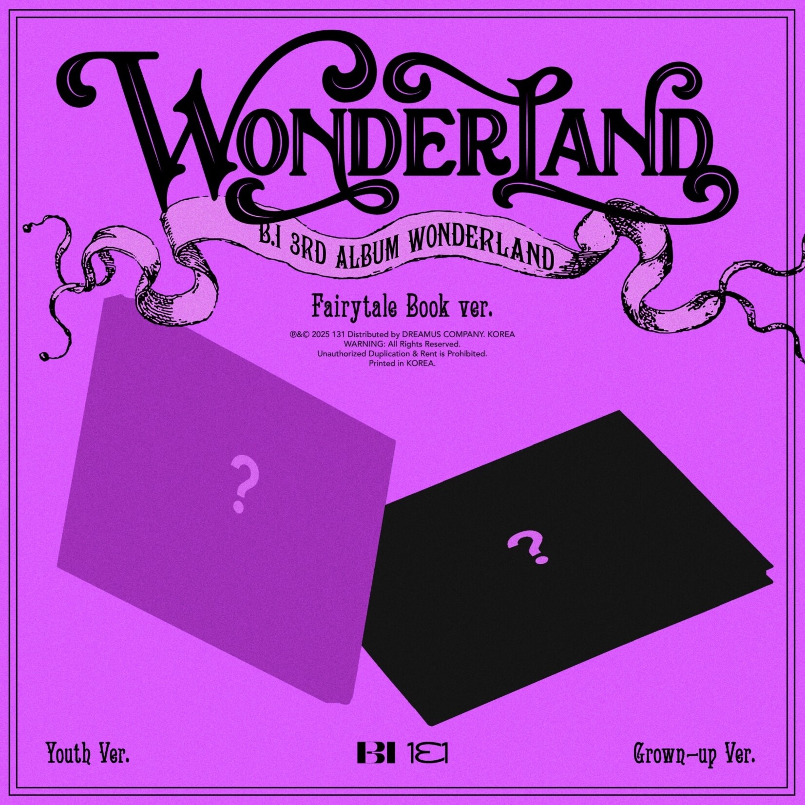 B.I. B.I - 3RD ALBUM [WONDERLAND] (Fairy tale Ver.)