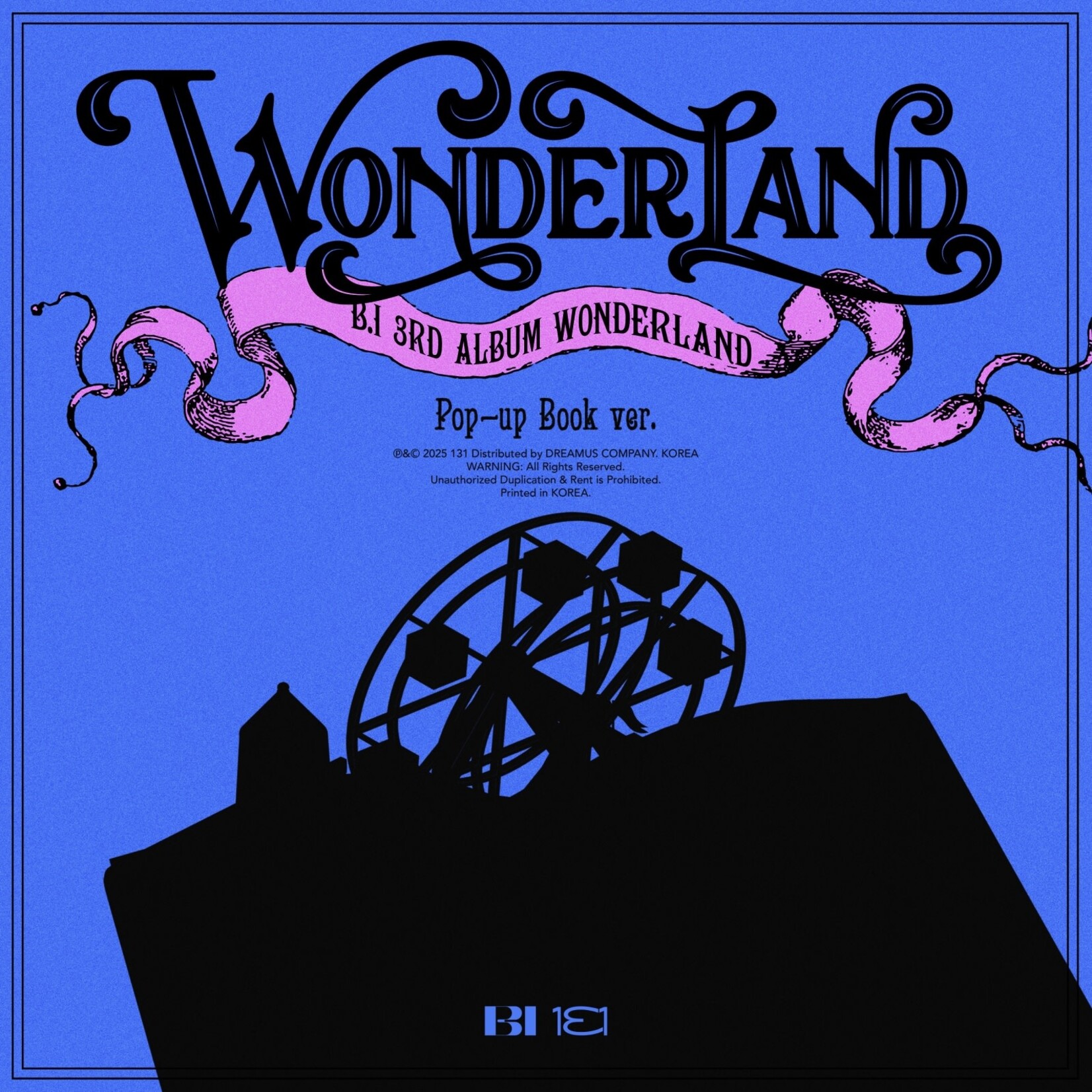 B.I. B.I - 3RD ALBUM [WONDERLAND] (Pop-up book Ver.)