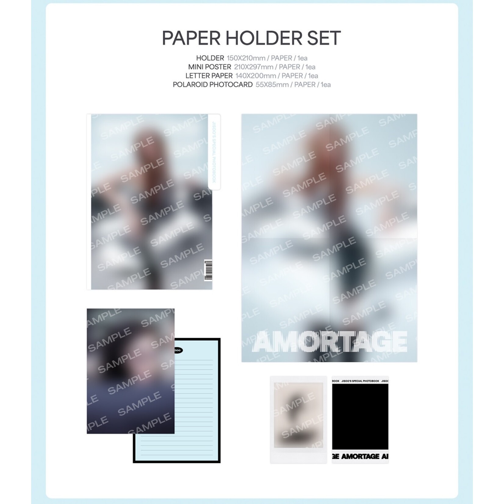 BlackPink JISOO - JISOO: The Edit [AMORTAGE] PHOTOBOOK